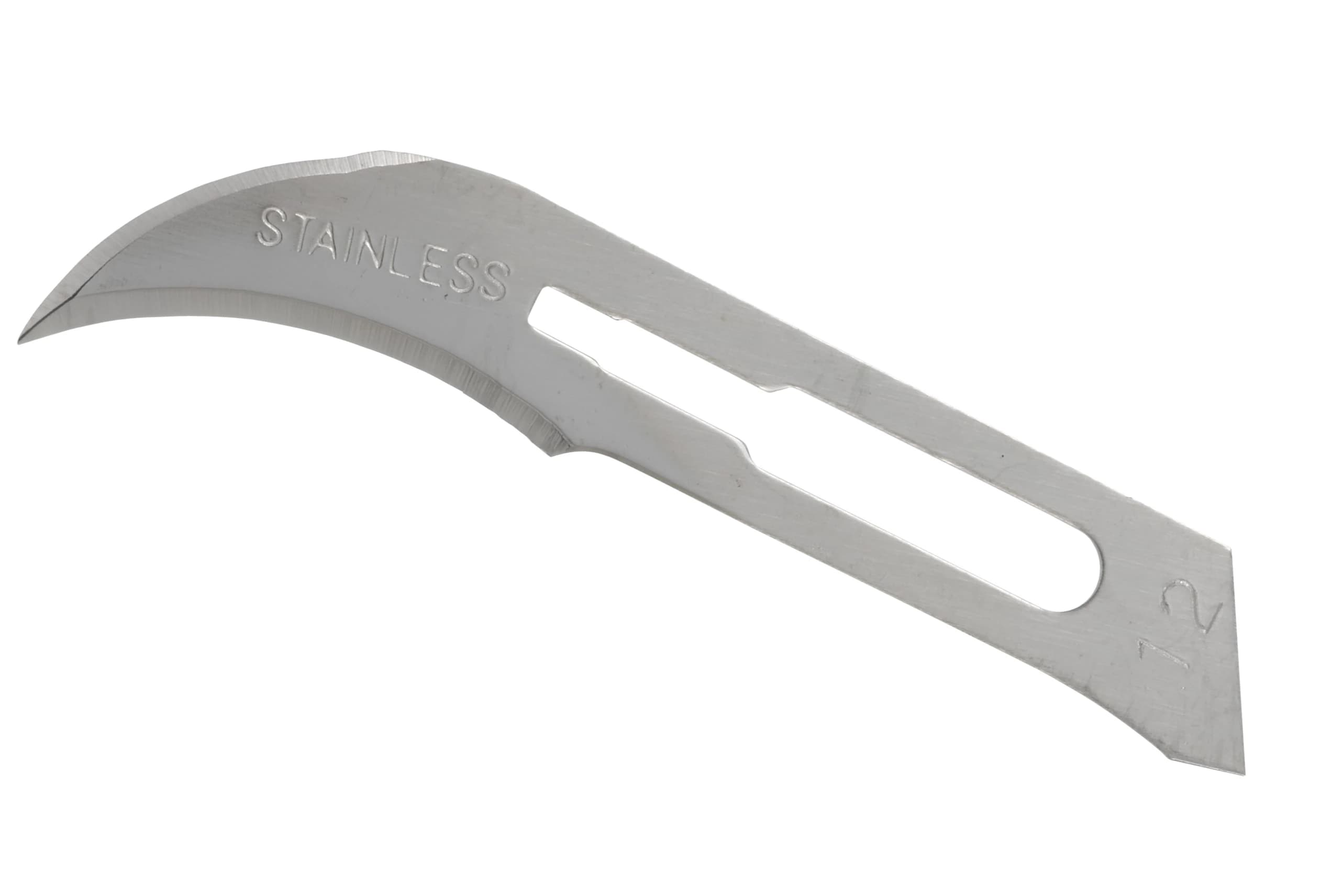 GLASSVAN #12B Sterile Stainless Steel Surgical Blades, Individually Foil-Wrapped, 100/Box, 3001T-12B thumbnail 2