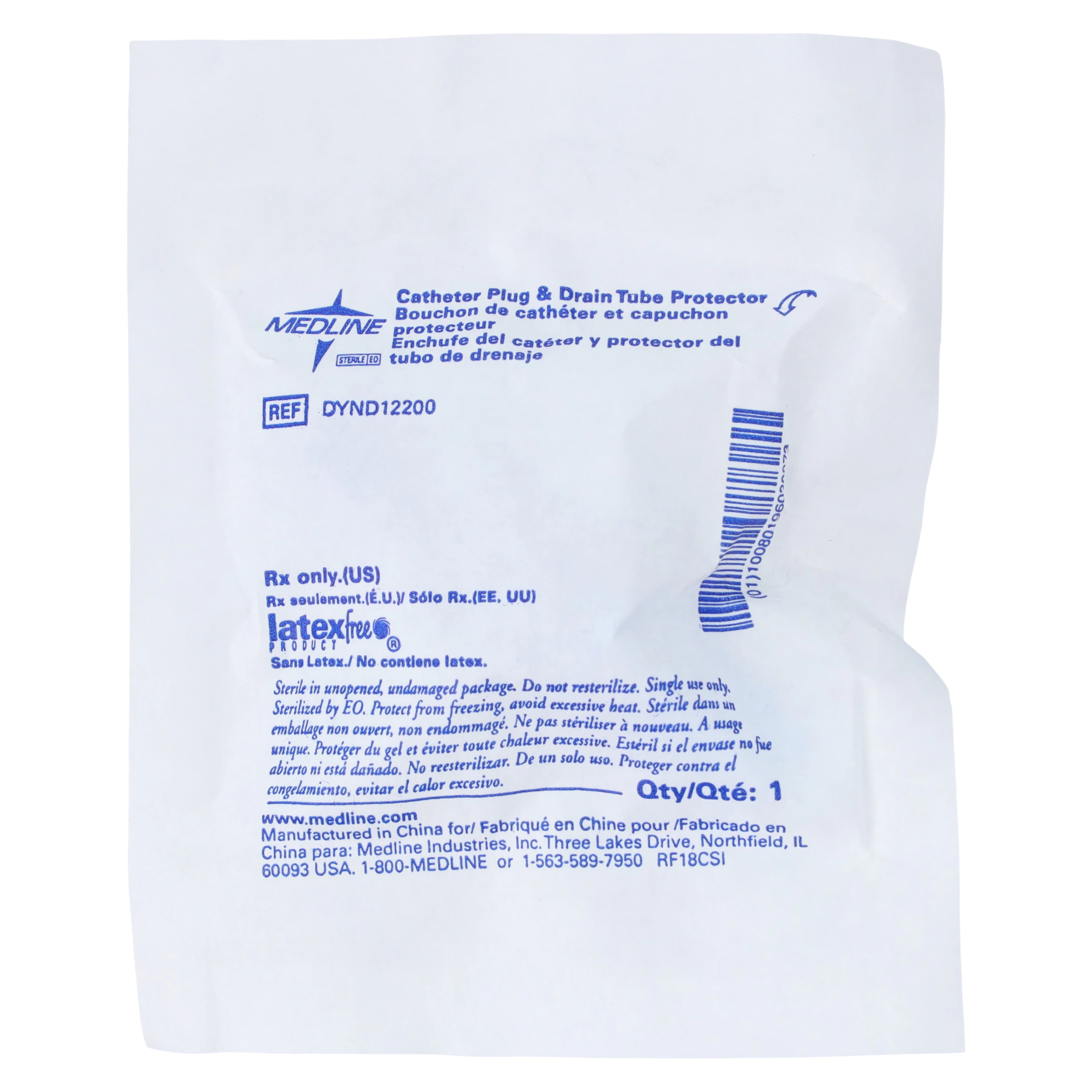 Medline Catheter Plug/Drain Tube Cover - Catheter Plug/Drain Tube Cover - Image 1