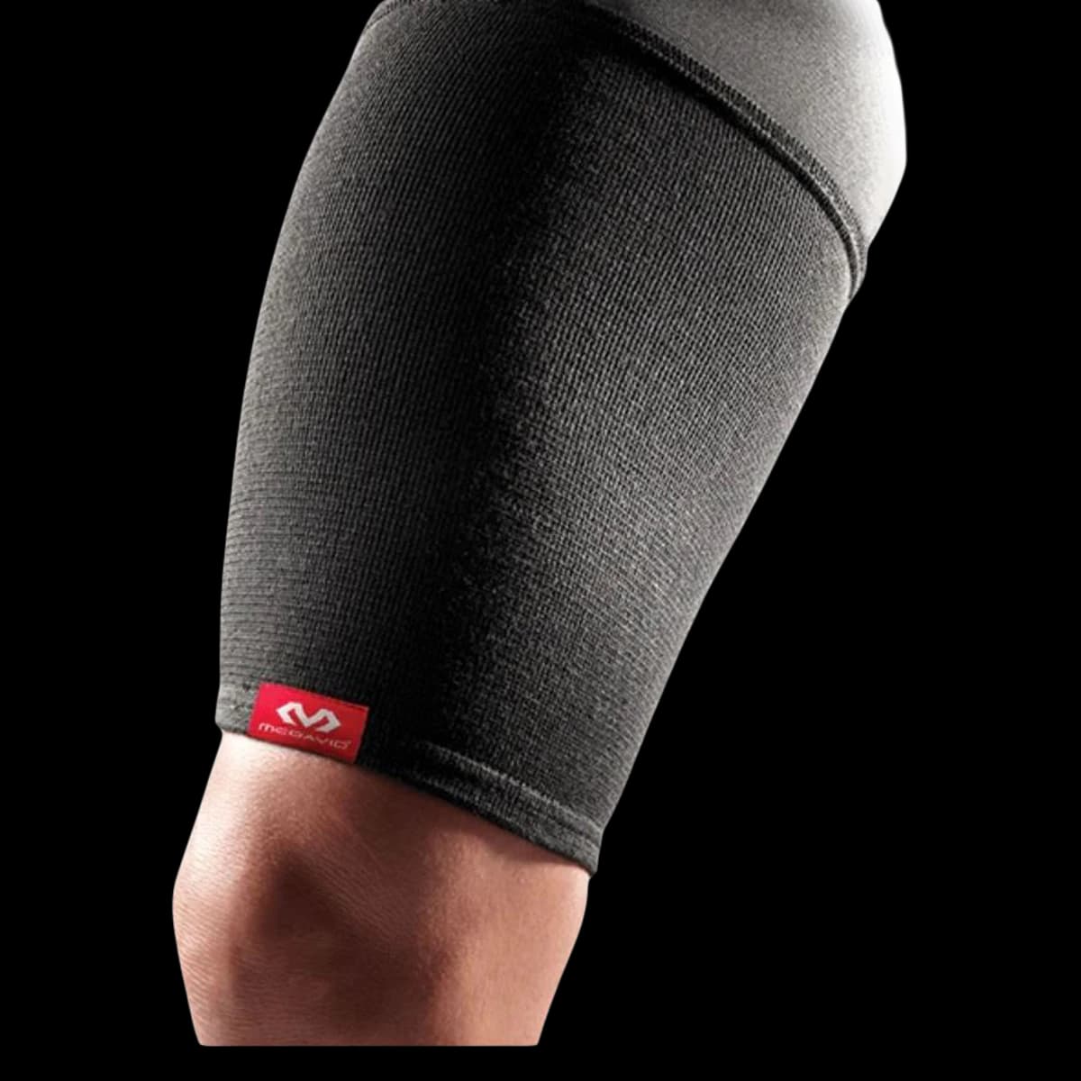 Thigh Sleeve Elastic Compression Sleeve, Adult X-Large, Black - Thigh Sleeve Elastic Blk - Image 1