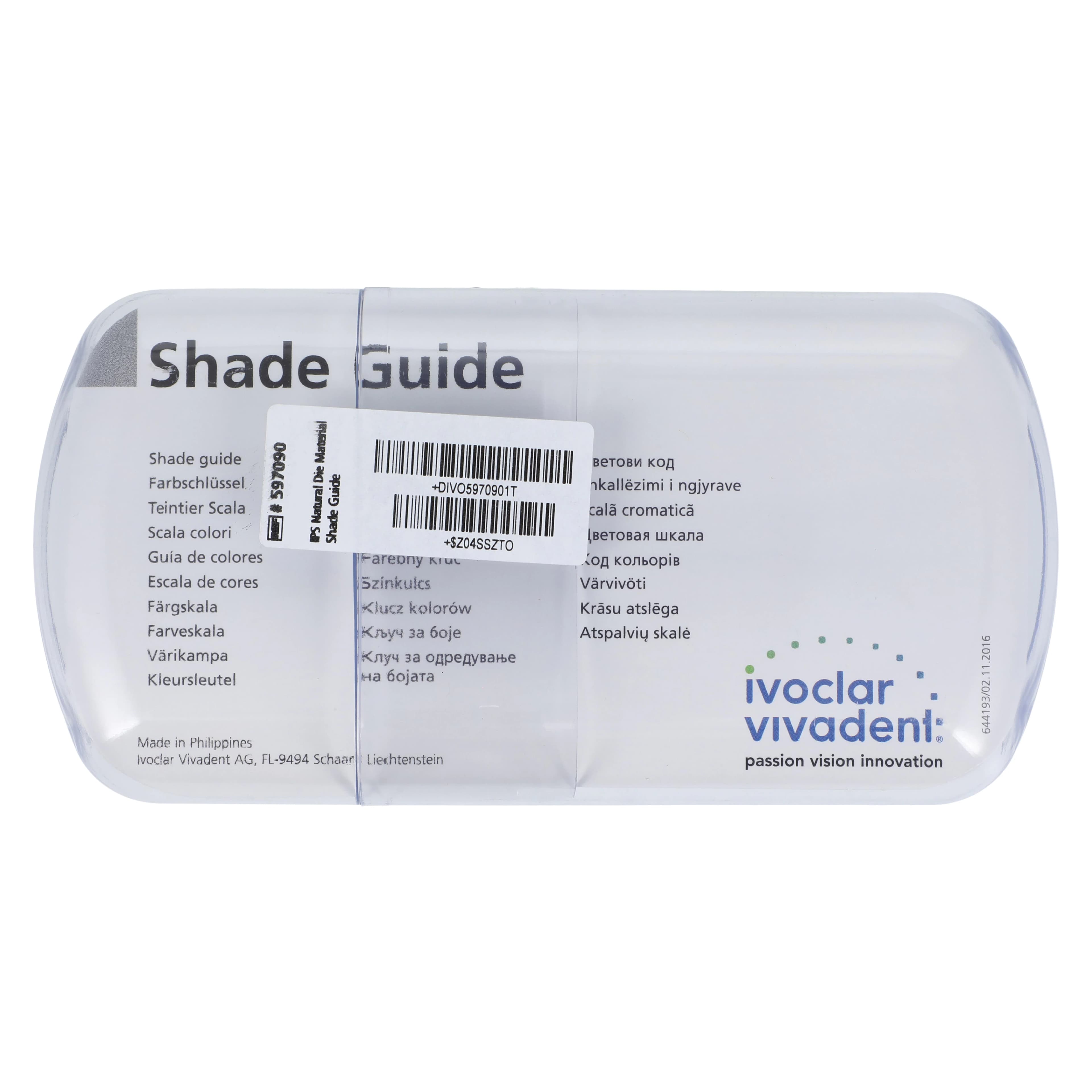 IPS Natural Die Material Shade Guide, 9 Shades, 1/Pkg thumbnail 3