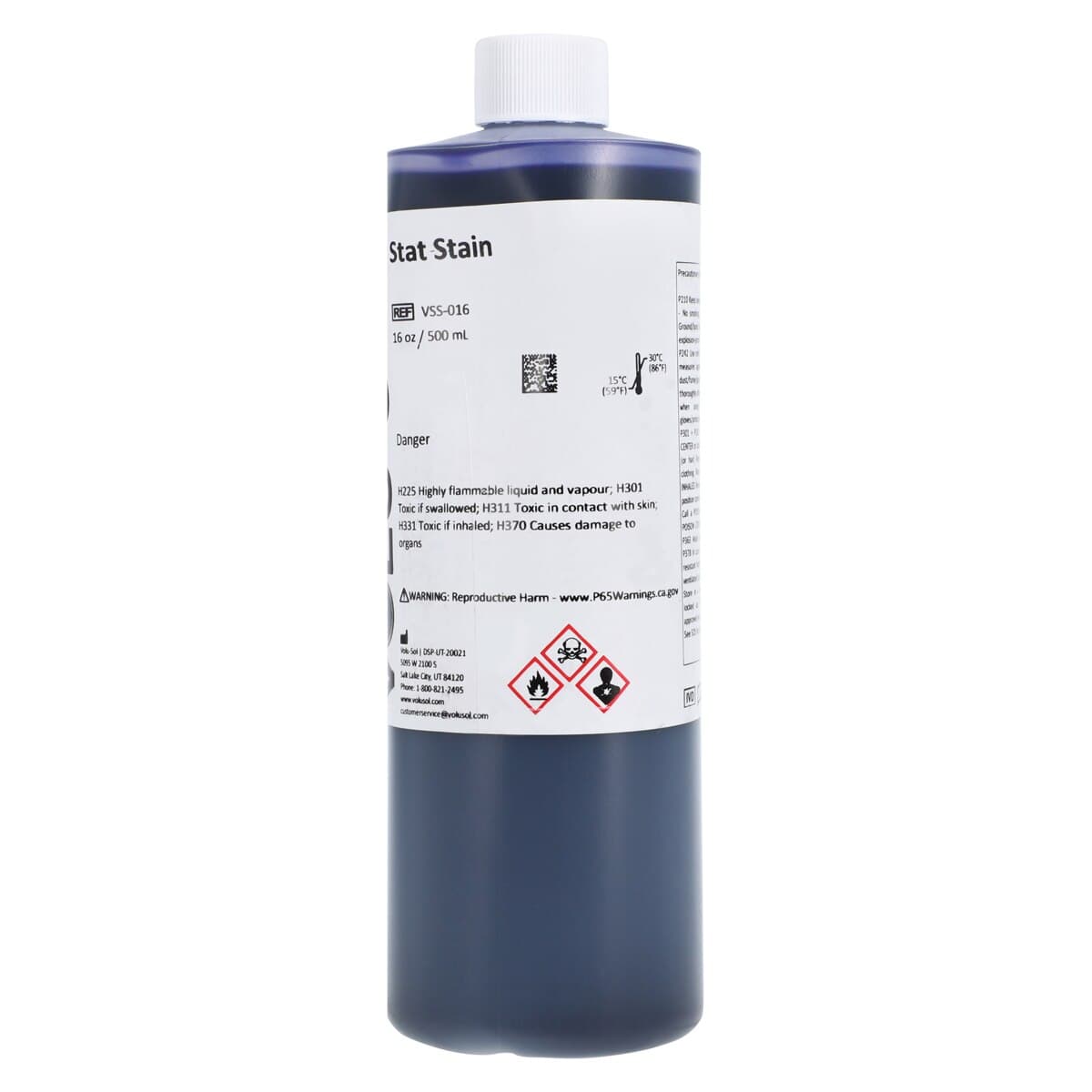 Volu-Sol Stat Stain Solution, 16 oz Bottle thumbnail 2