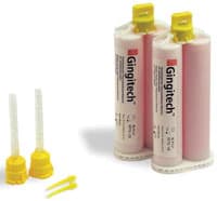 Gingitech Gingival Masking Material Refill, 2 x 50 mL Cartridges, 12 Mixing Tips, #563053AN - Gingitech Refill - Image 1