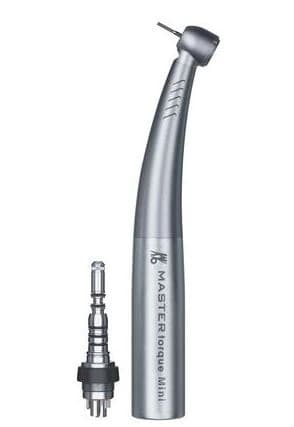 MASTERtorque® High Speed Air Handpiece Bundle – Contra Angle, Push Button Autochuck, Cellular Optics, Mini Head, 3 Spray, 6 Pin Coupler, M8700 L - MASTERtorque® High Speed Air Handpiece Bundles – Contra Angle, Push Button Autochuck, Cellular Optics – KAVO - M8700 L, Mini Head, 3 Spray, 6 Pin Coupler - Image 1
