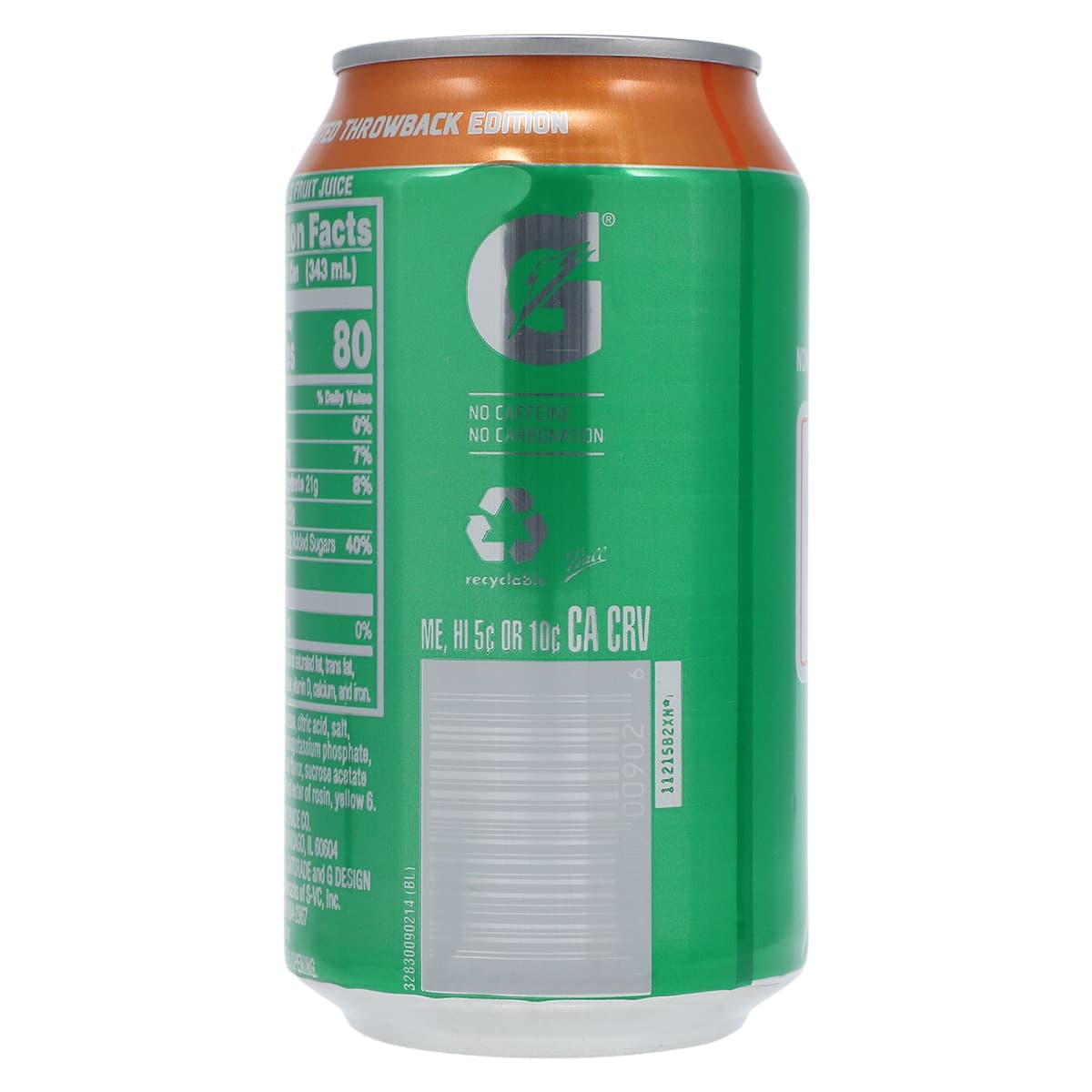 Gatorade Thirst Quencher Orange Sports Drink, 11.6 oz Can, 24/Case thumbnail 3