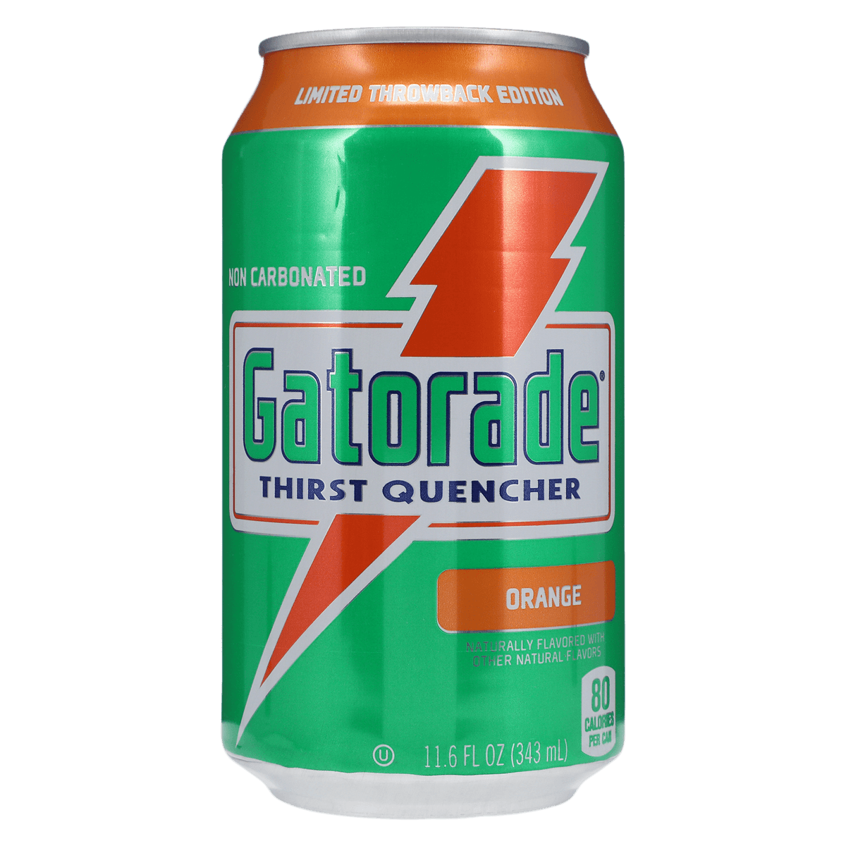 Gatorade Thirst Quencher Orange Sports Drink, 11.6 oz Can, 24/Case - Gatorade Energy Drink Orange - Image 1