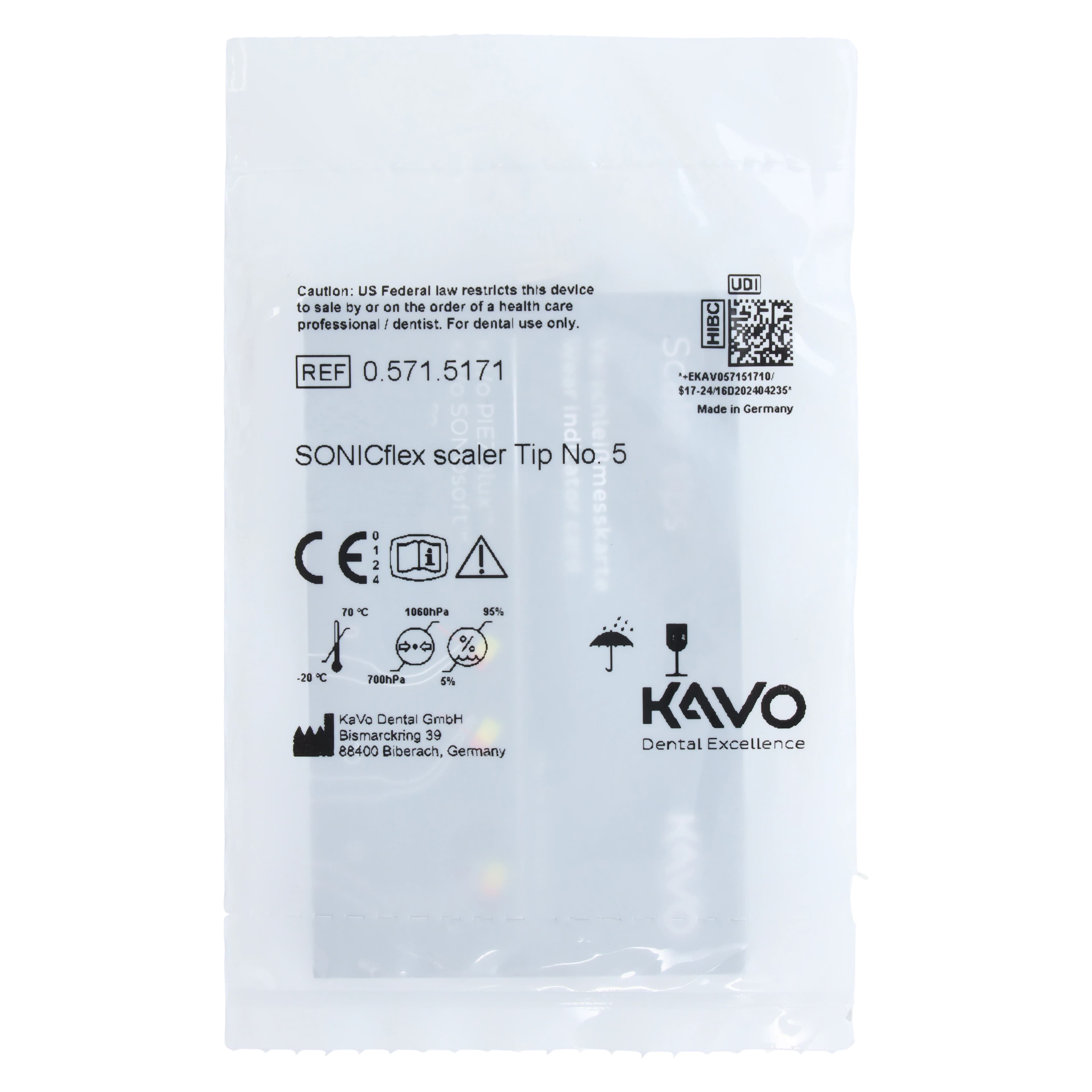 KaVo SONICflex LUX 2003L Air Scaler Set, Fiber-Optic, with 3 Tips and Tip-Removal Tool, 1000.8333 thumbnail 13