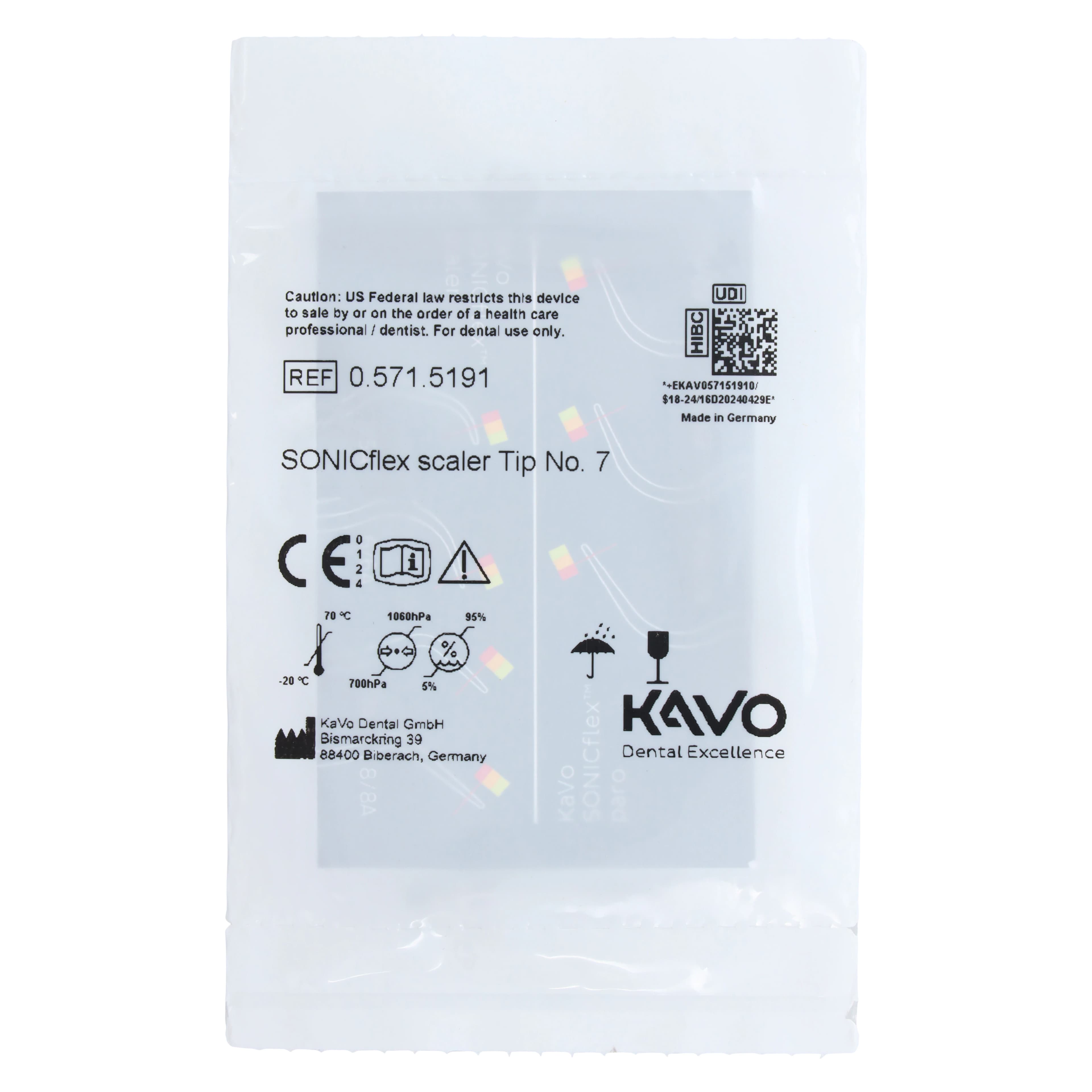 KaVo SONICflex LUX 2003L Air Scaler Set, Fiber-Optic, with 3 Tips and Tip-Removal Tool, 1000.8333 thumbnail 15