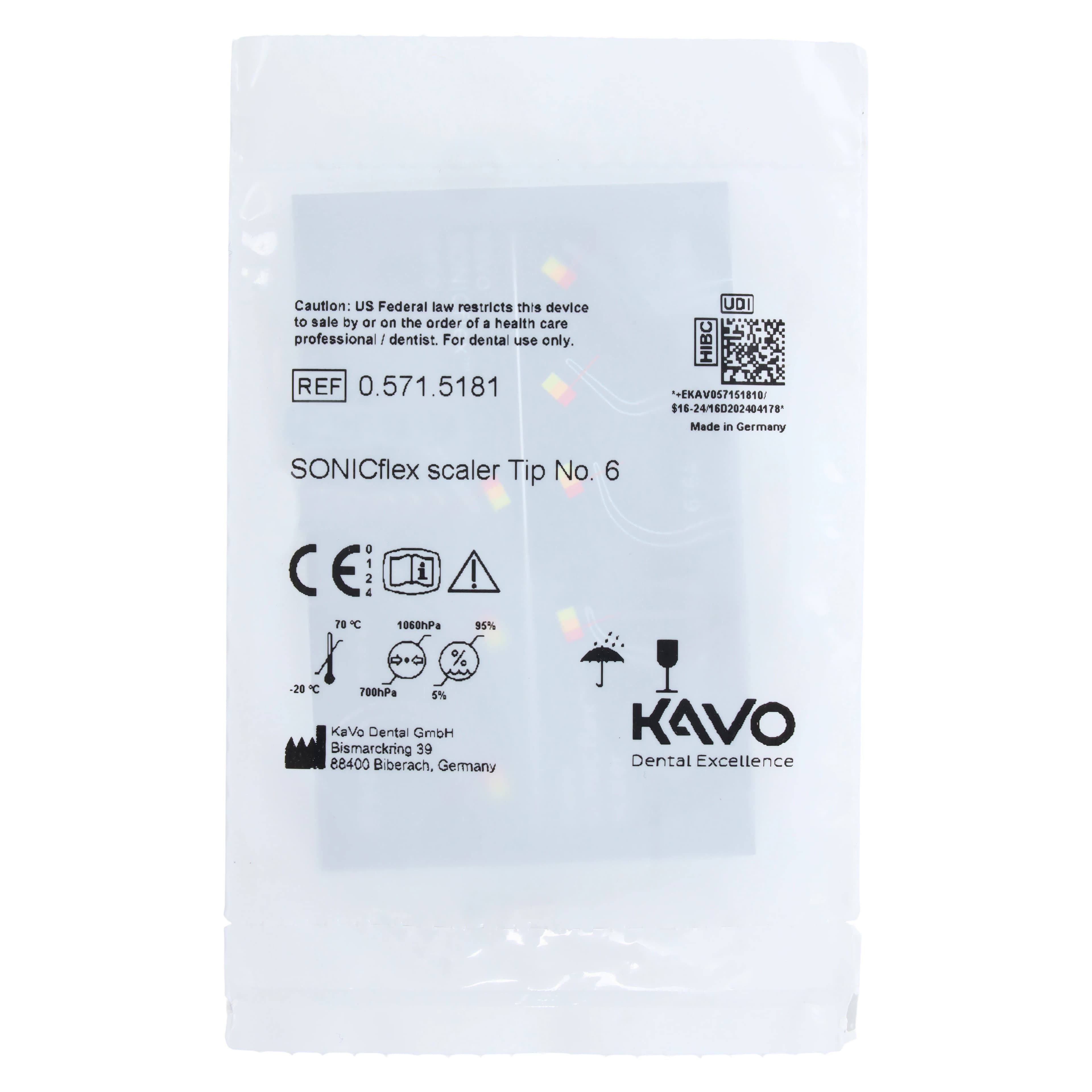 KaVo SONICflex LUX 2003L Air Scaler Set, Fiber-Optic, with 3 Tips and Tip-Removal Tool, 1000.8333 thumbnail 17