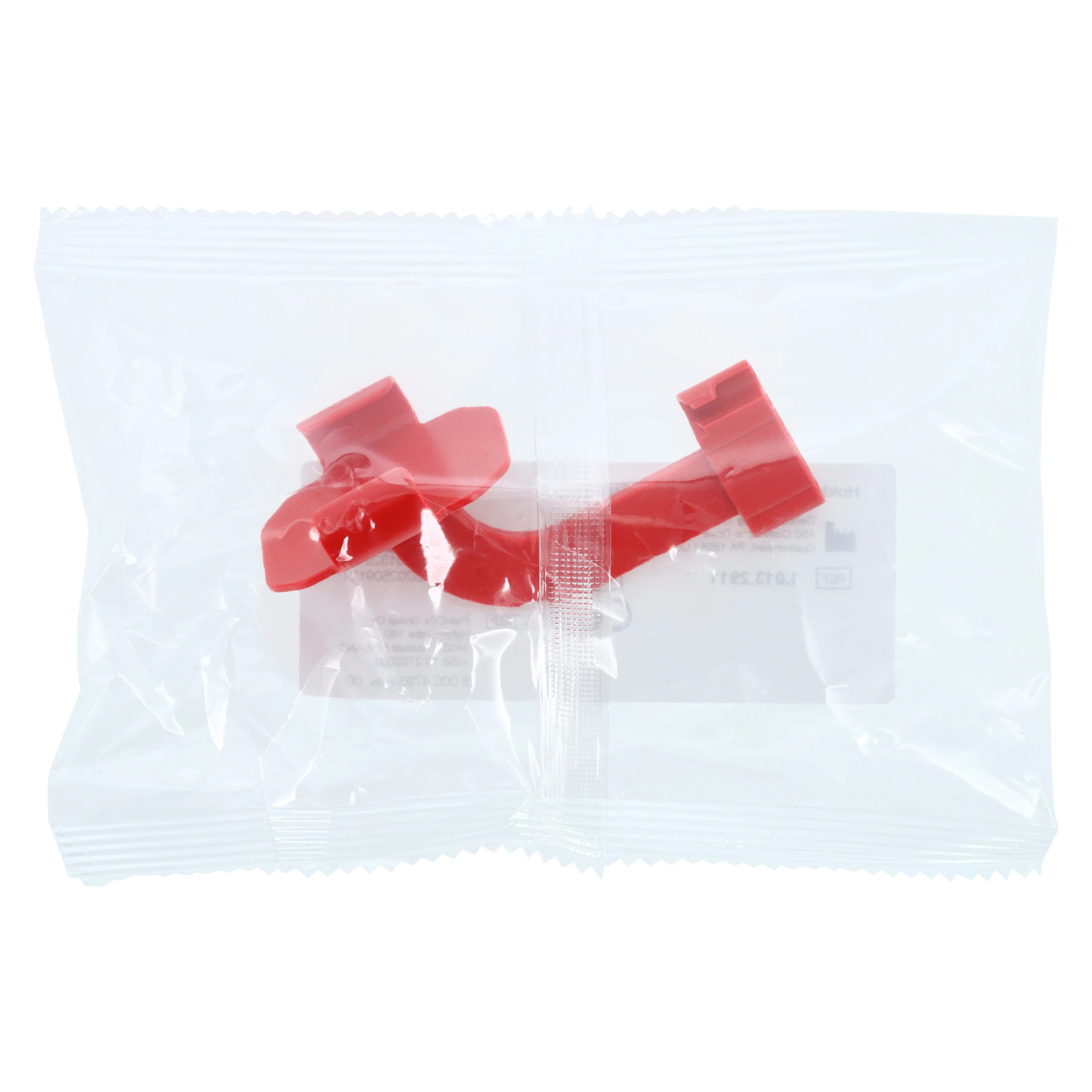 DEXIS IXS Digital Sensor Holder, Horizontal Bitewing, Size 2, Red, 1.013.2911 - DEXIS IXS Holders, Holder, Horizontal Bitewing, Size 2, 1.013.2911 - Image 1