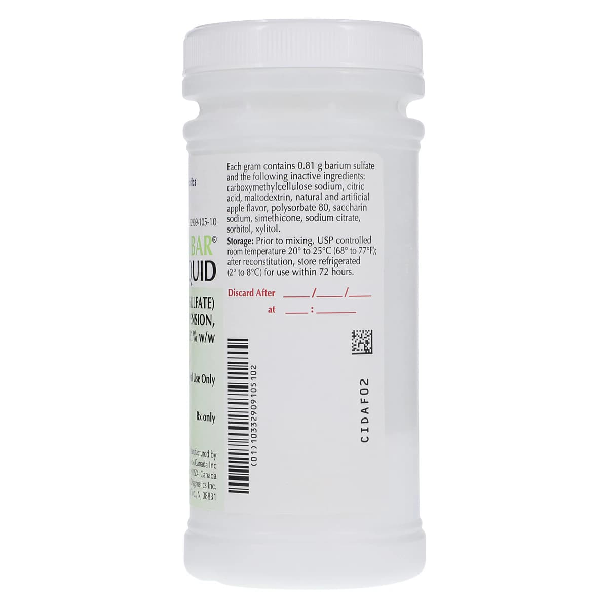 Varibar Thin Liquid Oral Suspension, Apple Flavor, 148 g Bottle, 24/Package thumbnail 3