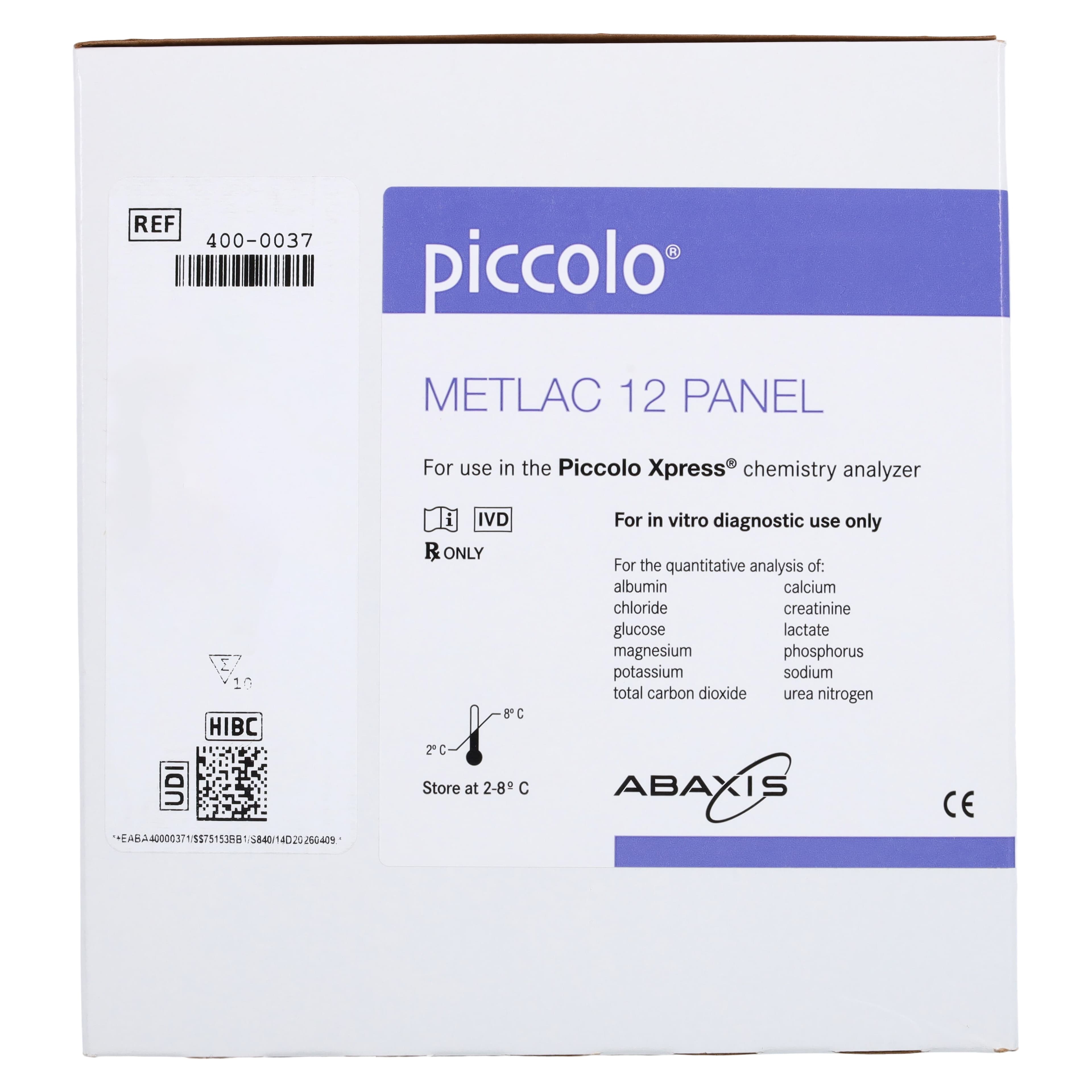 Piccolo Xpress MetLac 12 Reagent Disc, Moderately Complex, 10/Box thumbnail 7