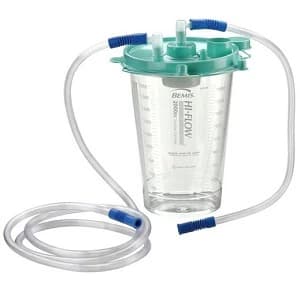 Bemis Hi-Flow Suction Canister Kit with Tubes, 2 mL - Hi-Flow Canister w/Tubes - Image 1