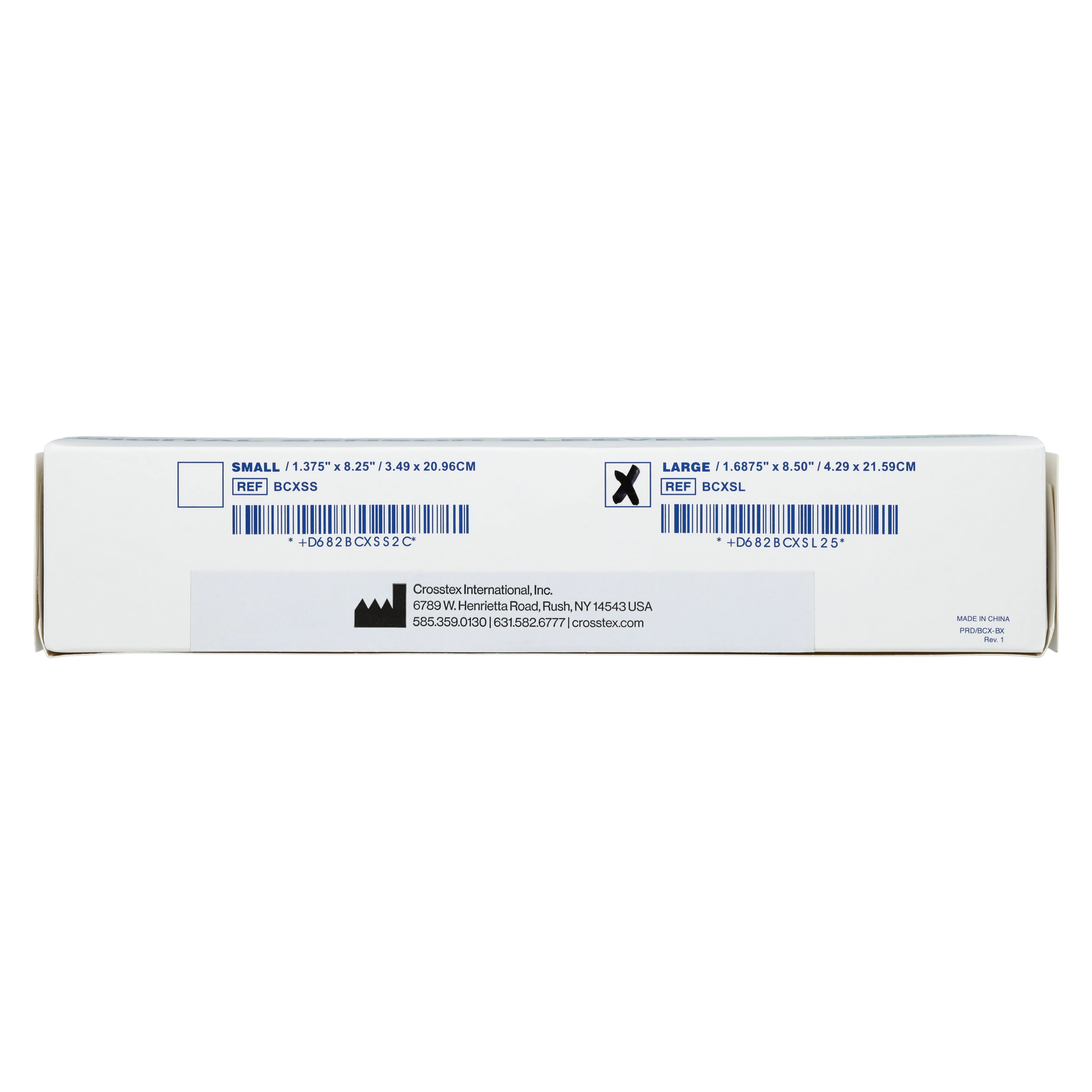 Crosstex Digital Sensor Sleeves, Large, 1.625" x 8.5", Clear Polyethylene, Latex-Free, 500/Box, BCXSL thumbnail 4