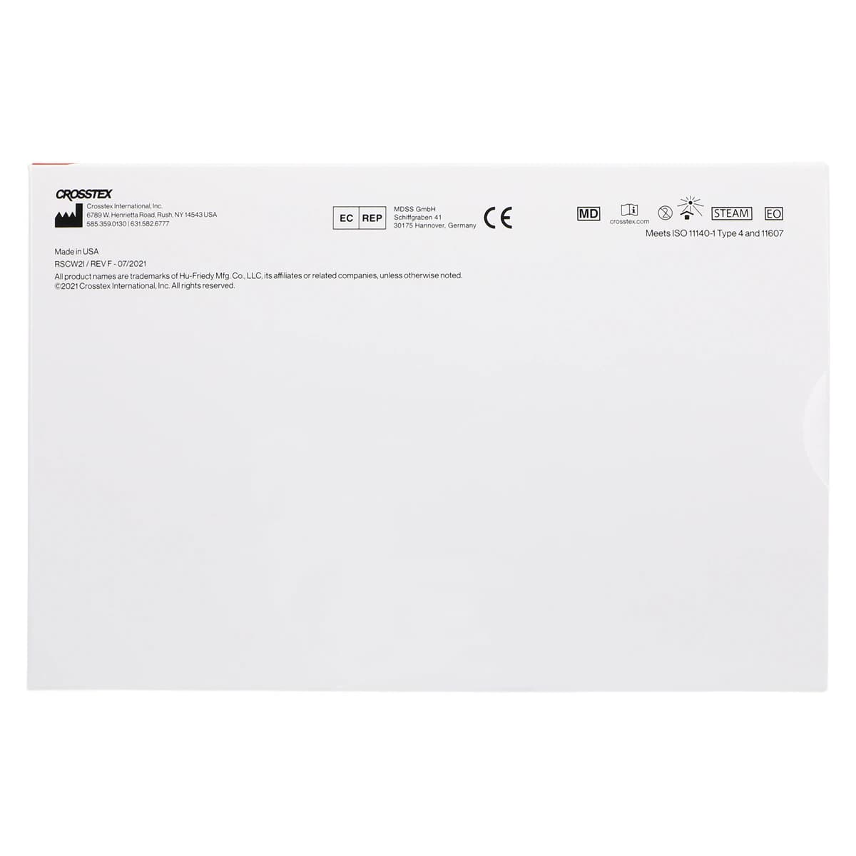 Crosstex Sure-Check Sterilization Pouches, 5.25" x 6.5", Self-Sealing, Steam & EtO, 200/Box, SCW2 thumbnail 5