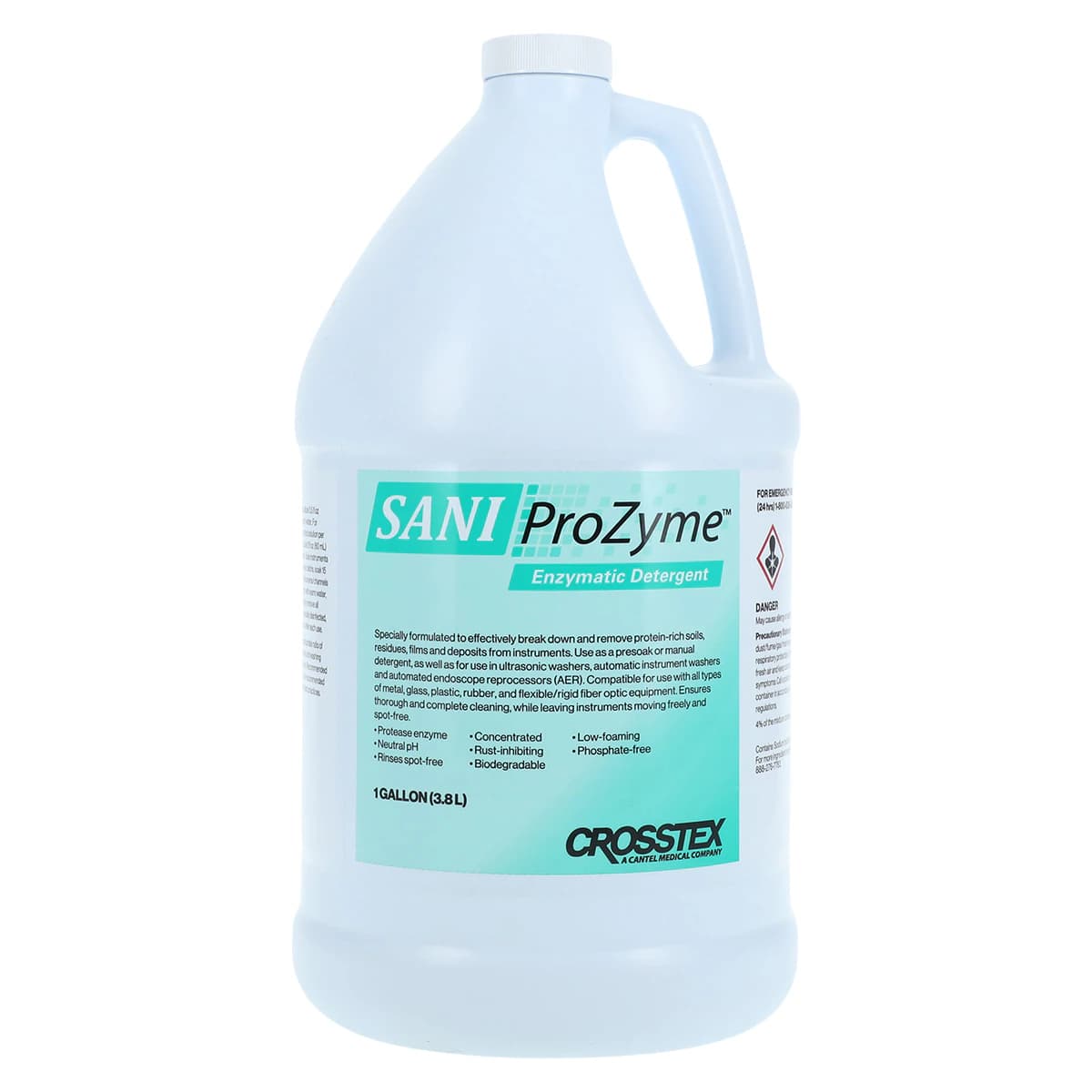 Crosstex Sani ProZyme Enzymatic Detergent, 1 Gallon Bottle, 1/Pk, JED thumbnail 2