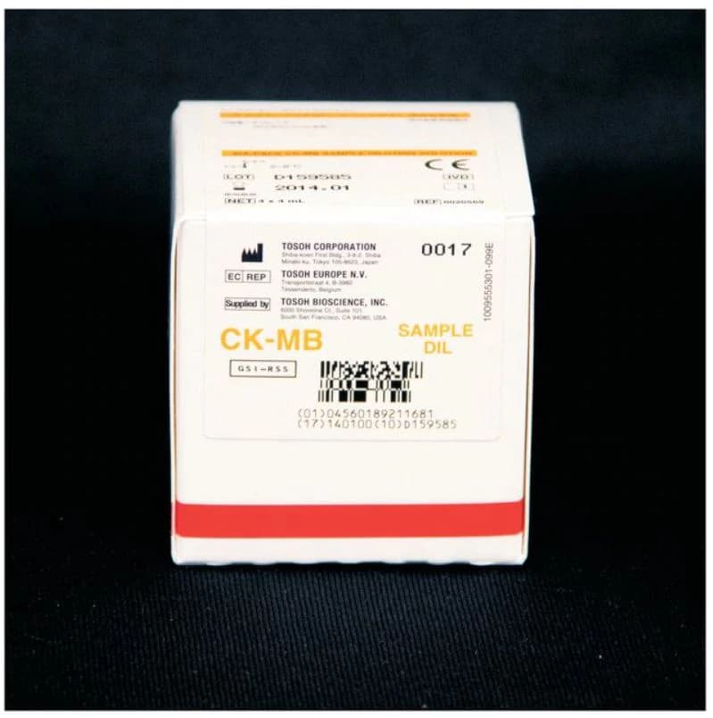 Tosoh AIA-Pack CK-MB Creatine Kinase-MB Diluting Solution, 4x4mL Box - Ckmb Aia-pack Dilute Sol - Image 1