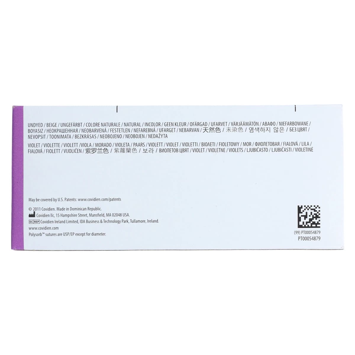 Medtronic Polysorb Absorbable Suture, 3-0, 30", C-13 Reverse Cutting 3/8 Circle Needle 19mm, Undyed, 36/Case thumbnail 7