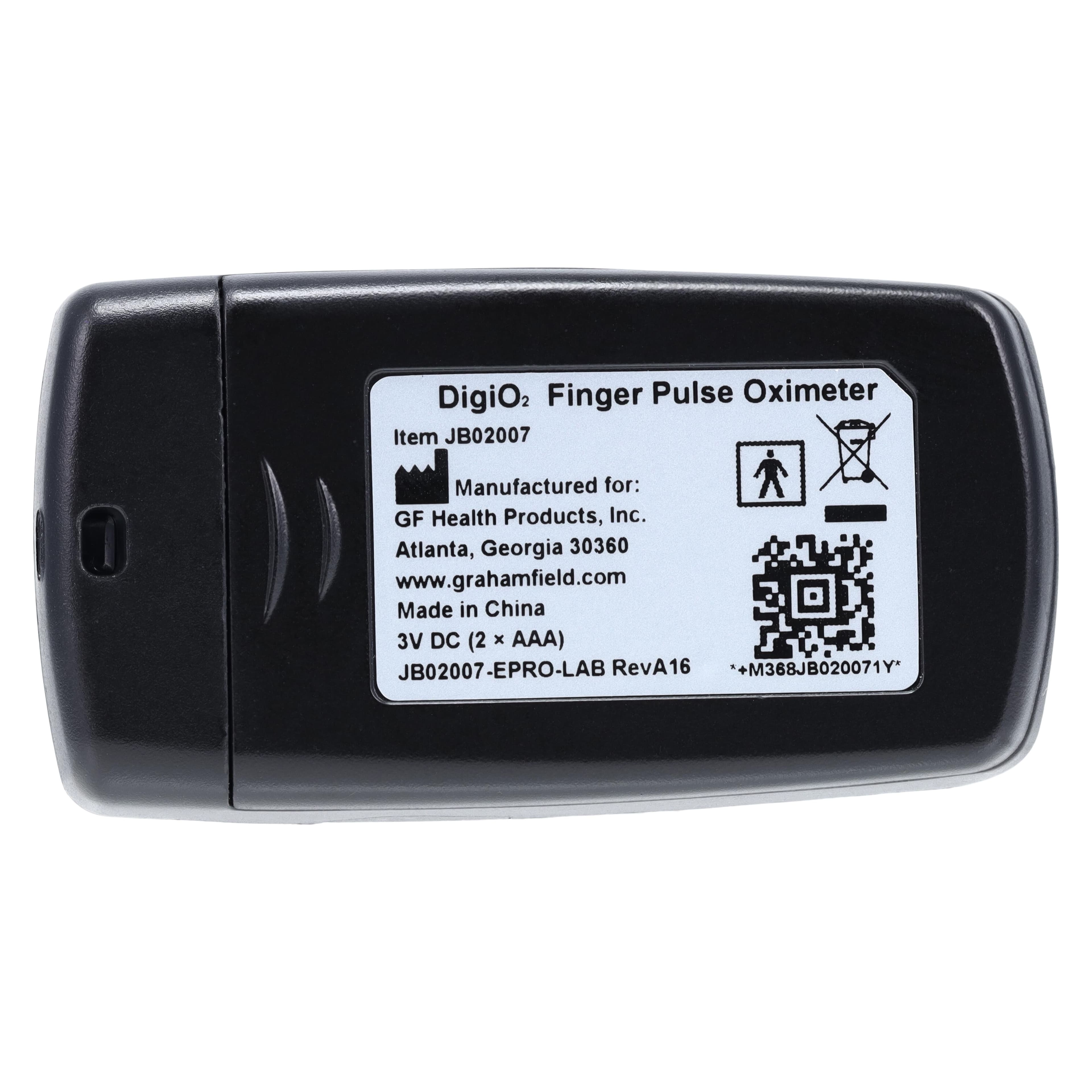 John Bunn DigiO2 Finger Pulse Oximeter, SpO2/Pulse Rate/Perfusion Index, LED Display, 1 Each thumbnail 4