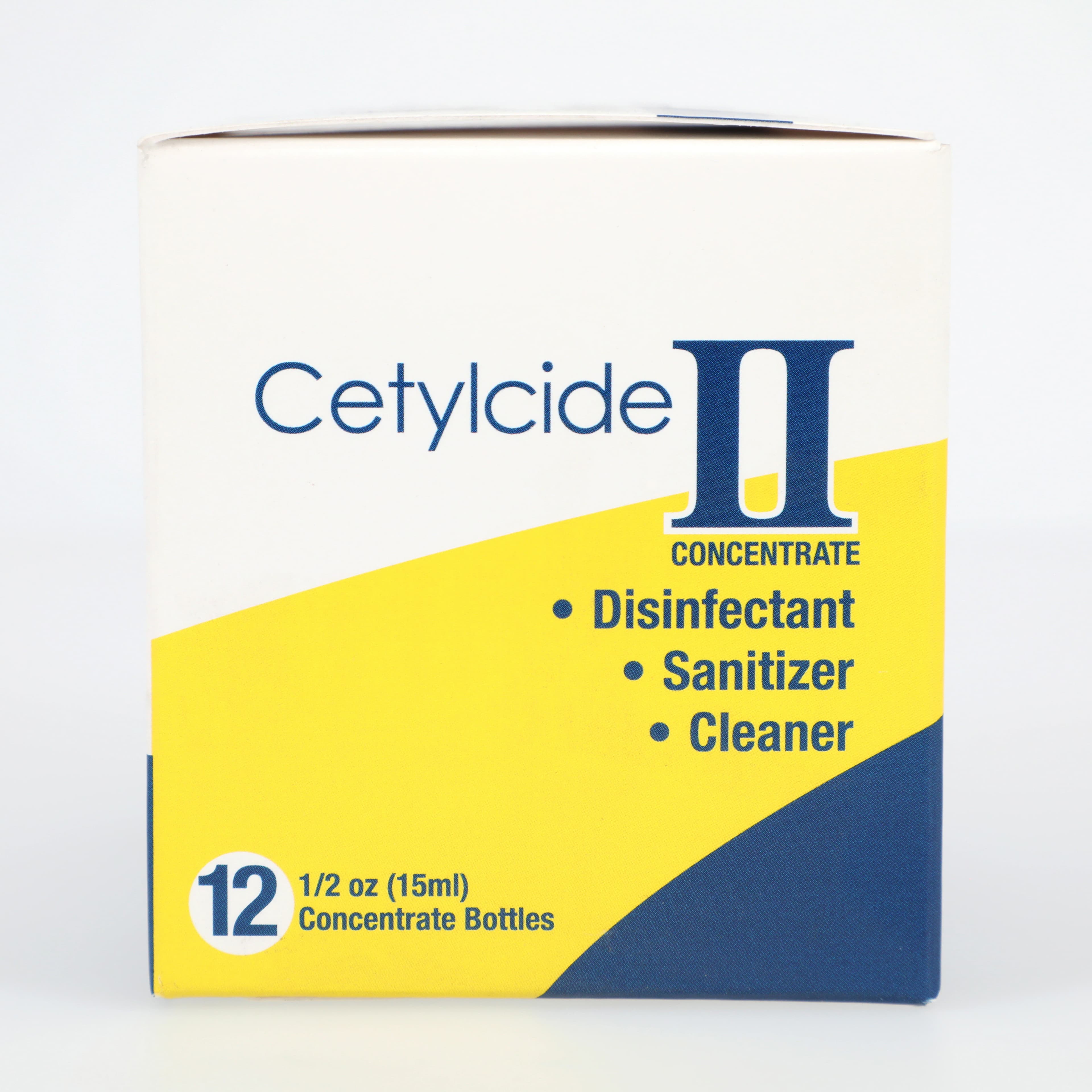 Cetylcide II Hard Surface Disinfectant Concentrate Refill, 1/2 oz (15 mL) Bottles, Lemon Scent, 12/Box thumbnail 5
