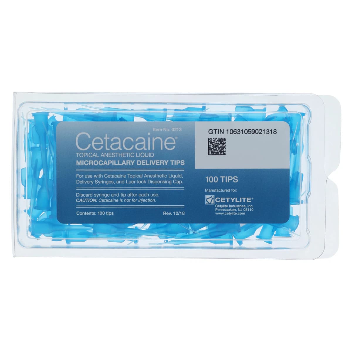 Cetacaine Microcapillary Delivery Tips, 100/Pkg, 0213 thumbnail 2
