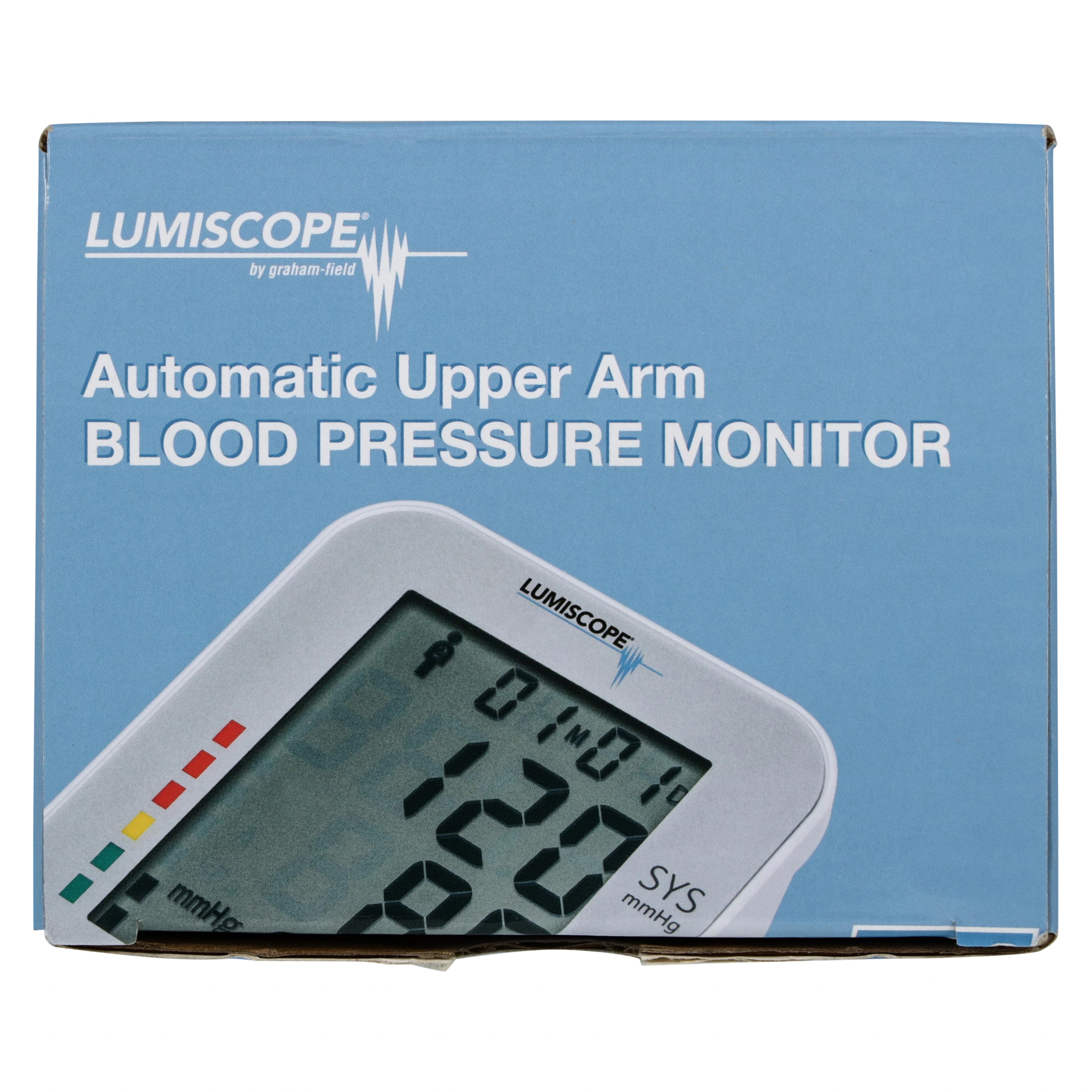 Lumiscope Automatic Upper Arm Digital Blood Pressure Monitor, Black, 1 Each thumbnail 11