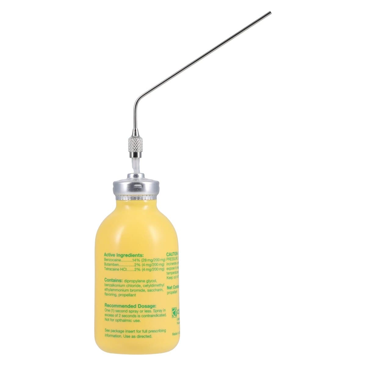 Cetacaine Topical Anesthetic Spray, 20g Bottle with Cannula, Benzocaine 14% / Butamben 2% / Tetracaine HCl 2%, 0220 thumbnail 6