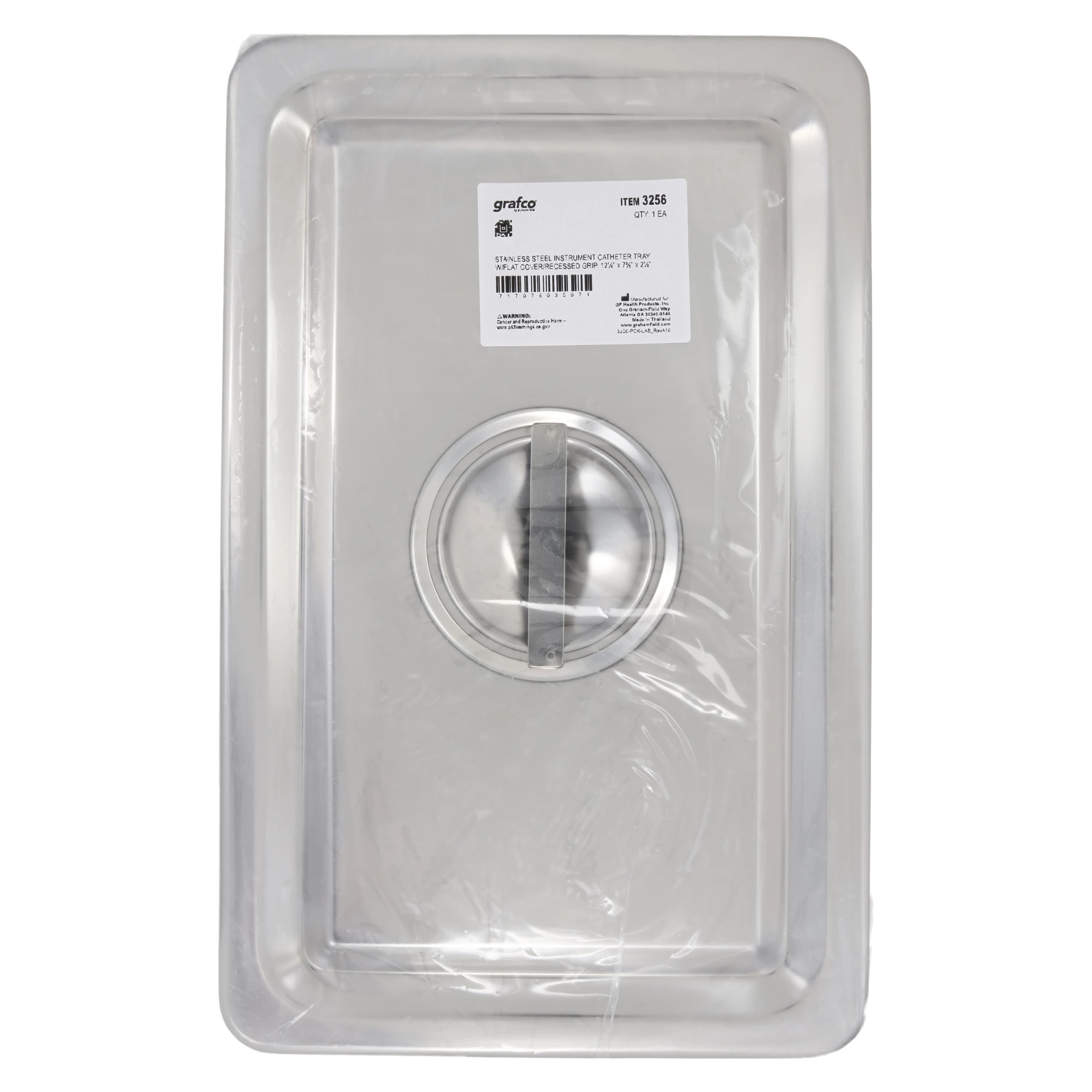 Graham-Field Catheter Instrument Tray, Stainless Steel, 12-1/8" x 7-5/8" x 2-1/8", Each thumbnail 4