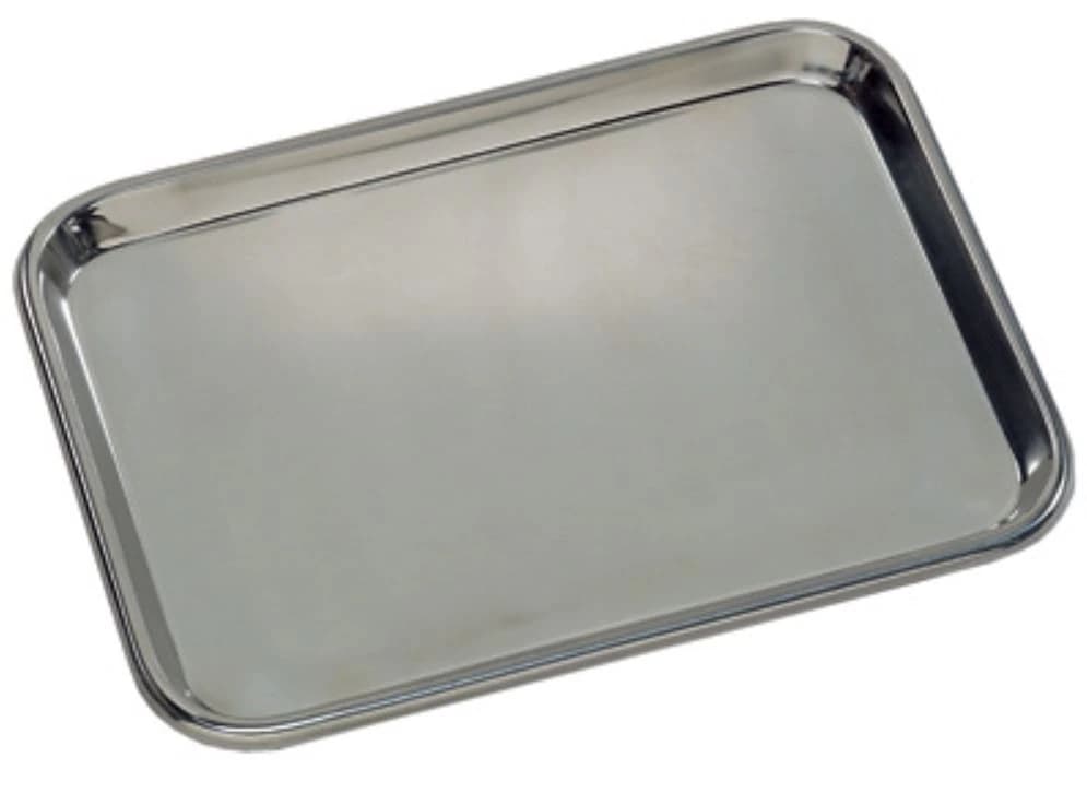 Graham-Field Stainless Steel Instrument Tray, 13-5/8" x 9-3/4" x 5/8" - Tray Instrument SS - Image 1