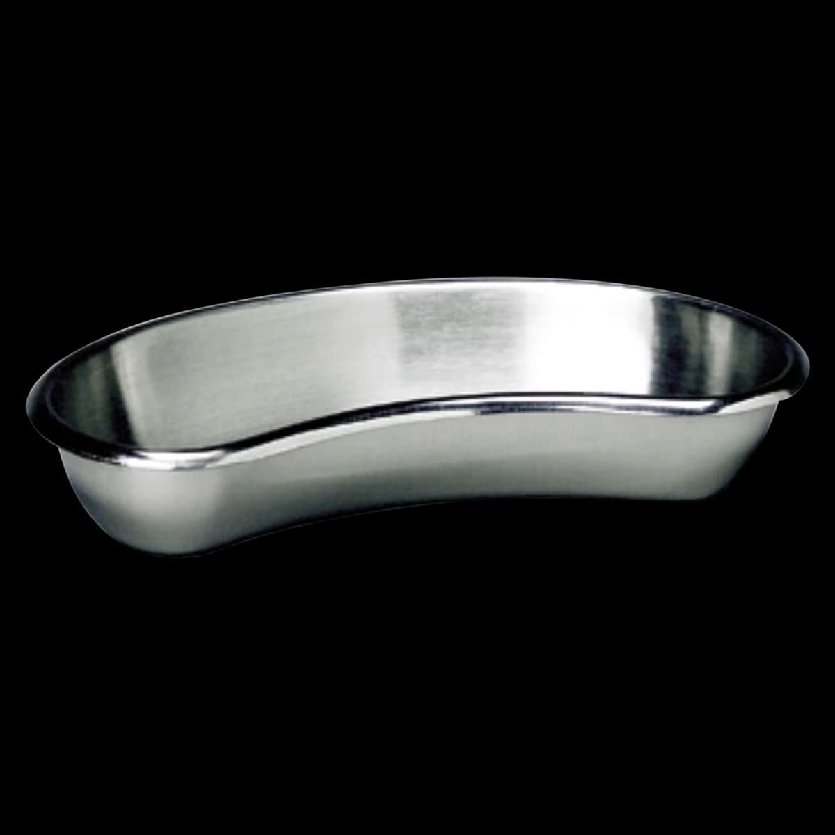 Graham-Field Stainless Steel Emesis Basin, Kidney Shape, 13 oz, Small - Basin Emesis SS Sm 13 Oz - Image 1