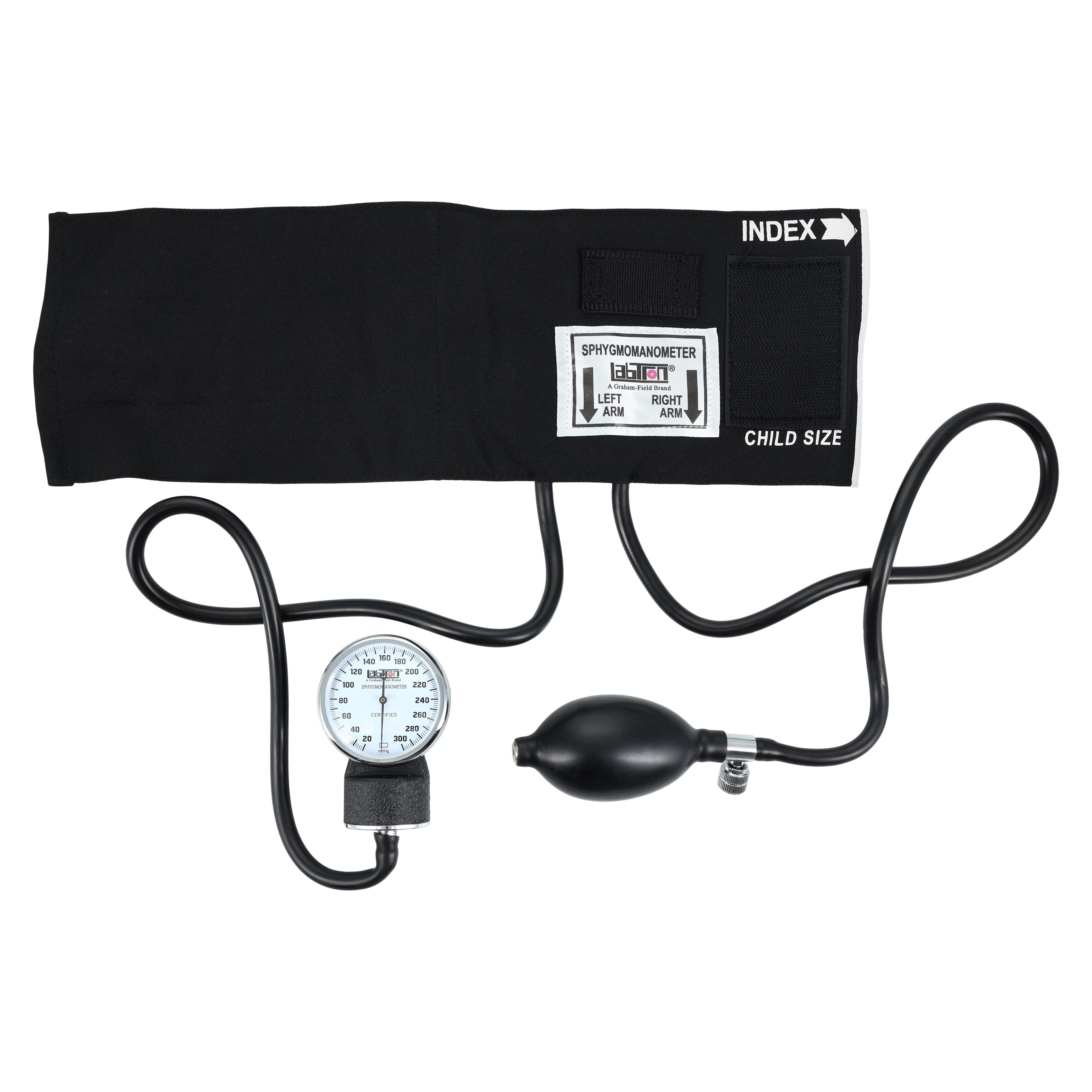 Graham-Field Patricia Aneroid Sphygmomanometer with Child Cuff, 2-Tube, Black Latex, Dial Display thumbnail 3