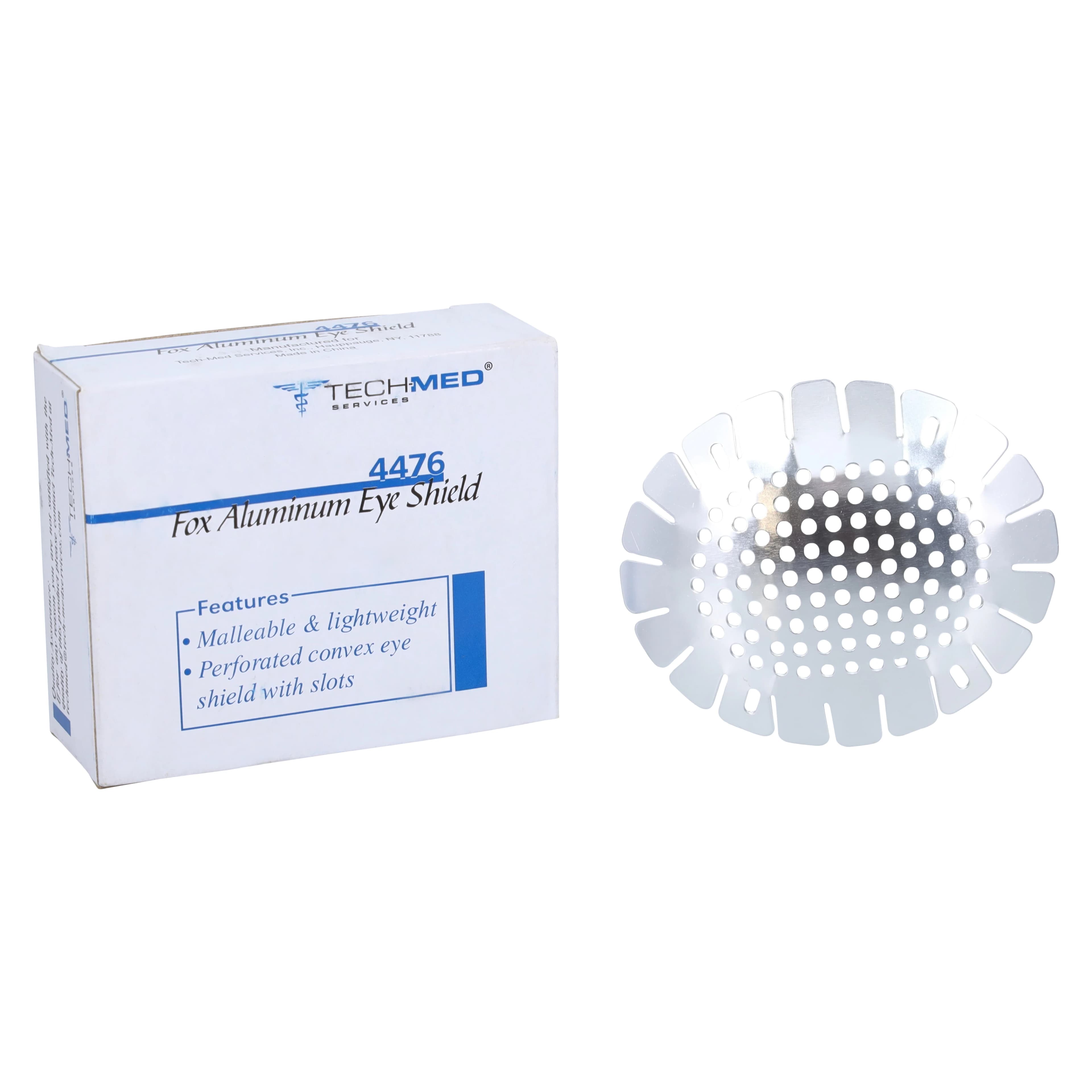 Grafco Fox Reusable Eye Shield, Aluminum, Silver thumbnail 2