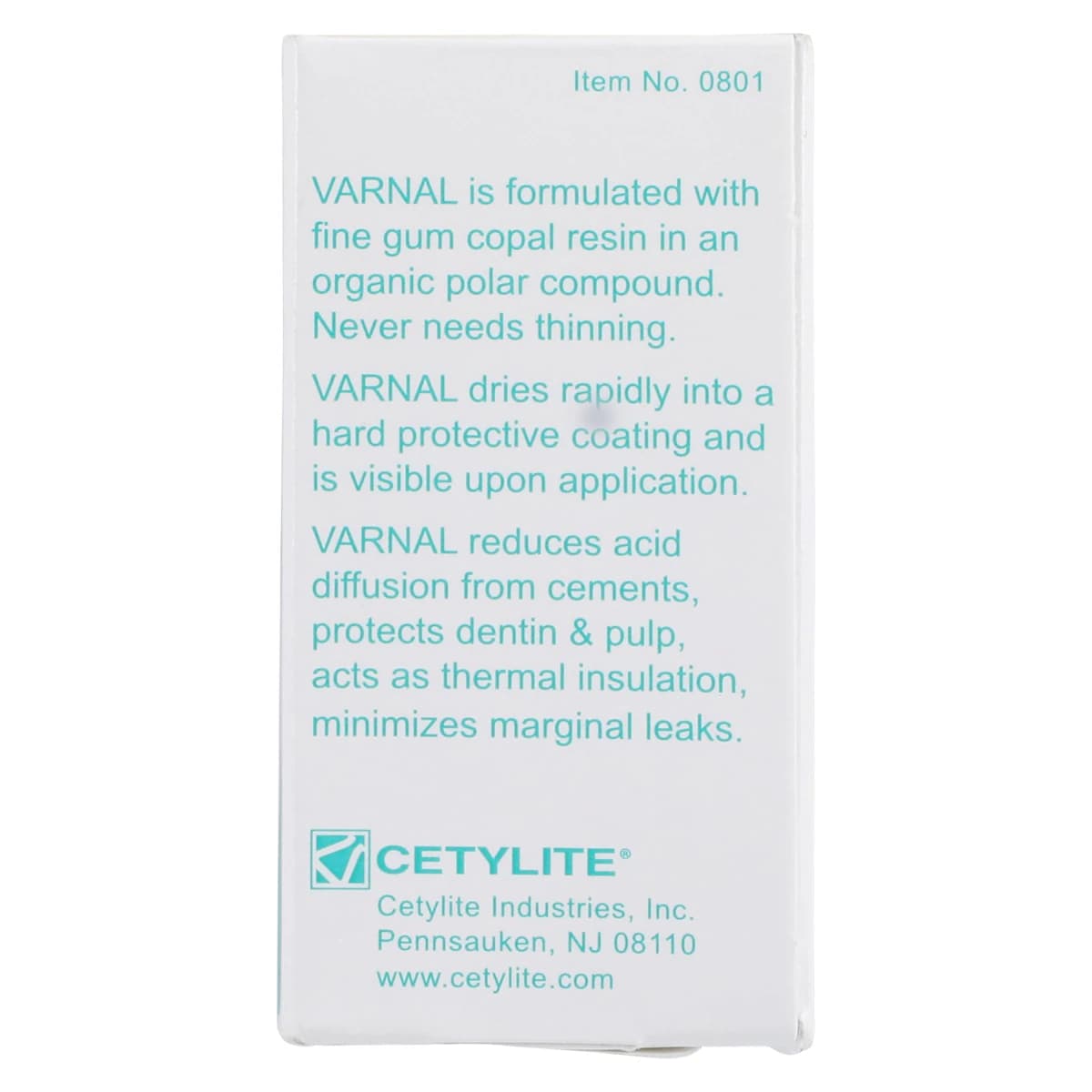 Varnal® Cavity Varnish, 14 g Bottle, 1/Pk, 0801 thumbnail 6
