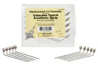 Cetylite Jetco Spray Cannula, 4", Stainless Steel, 10/Pkg, J4 - Cetacaine Topical Anesthetic Spray 4" 10Pk - Image 1