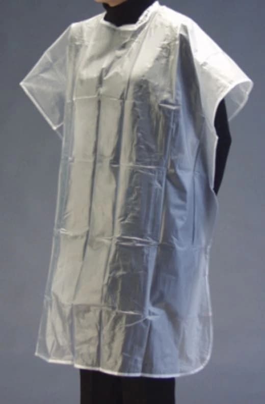 Graham-Field Utility Apron, Translucent Vinyl, Adult One Size, 54 in x 36 in, Reusable, Each - Apron Vinyl - Image 1