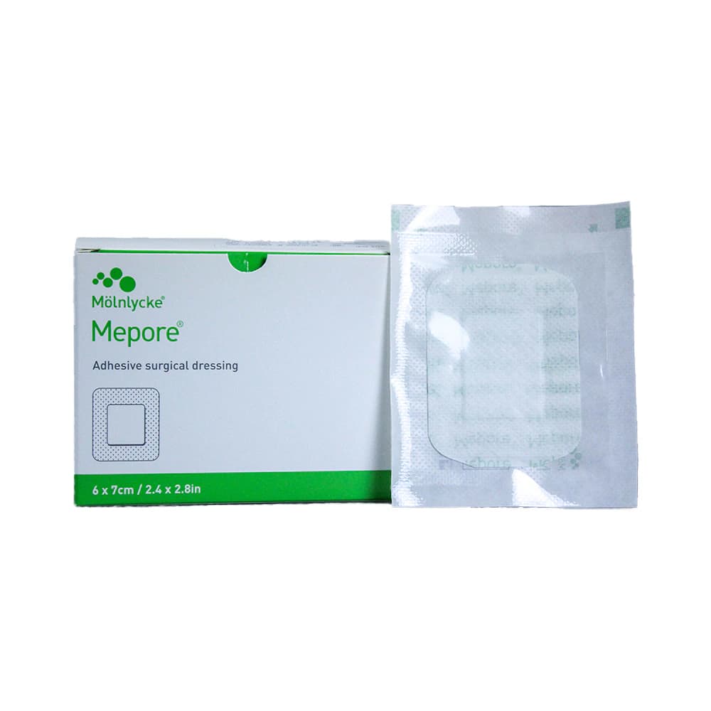 Mepore Sterile Island Dressing, 2.4 x 2.8 in, Self-Adhesive, Latex-Free - Mepore Dressing Sterile - Image 1