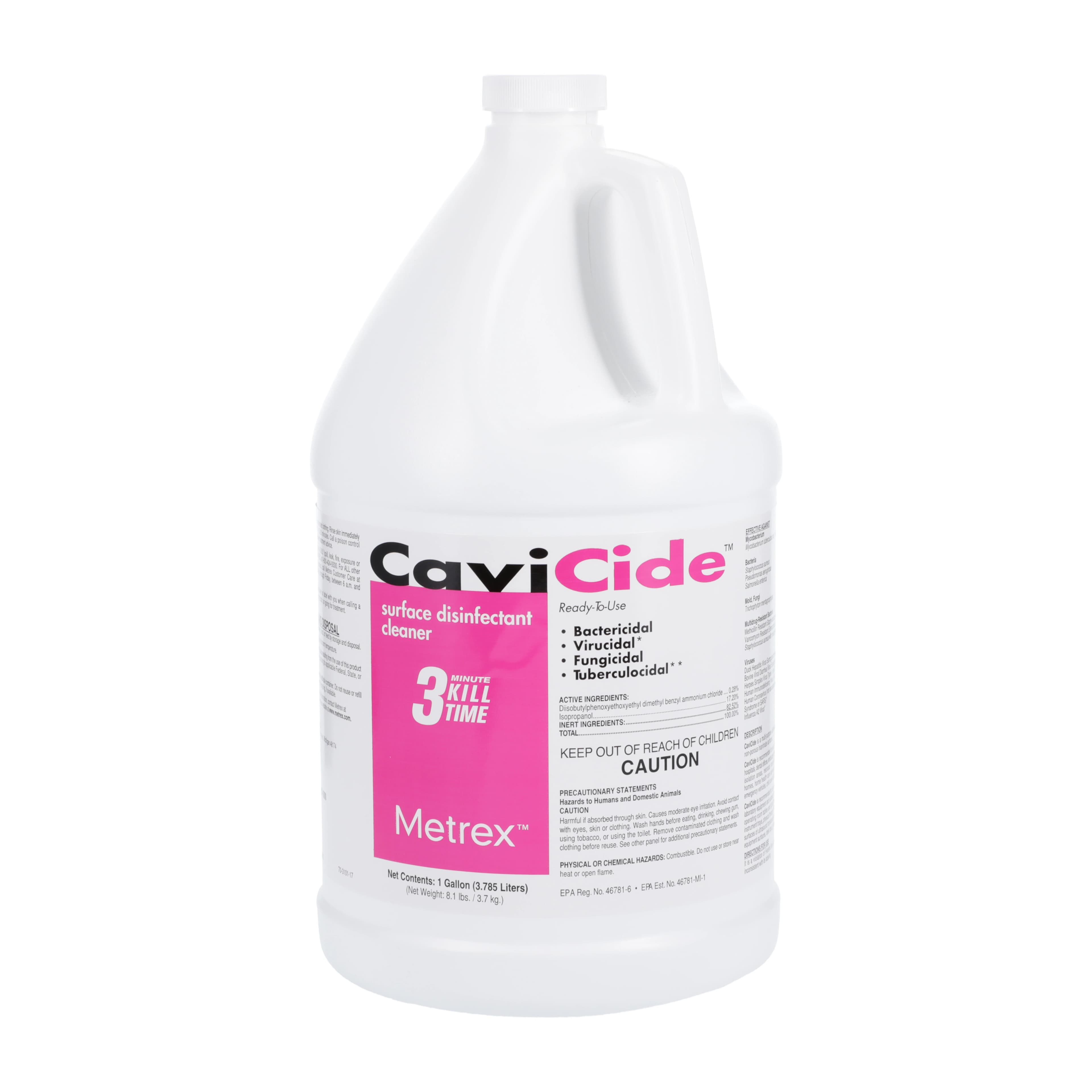 Metrex CaviCide Surface Disinfectant, Ready-to-Use, 1 Gallon Bottle - CaviCide Gallon - Image 1