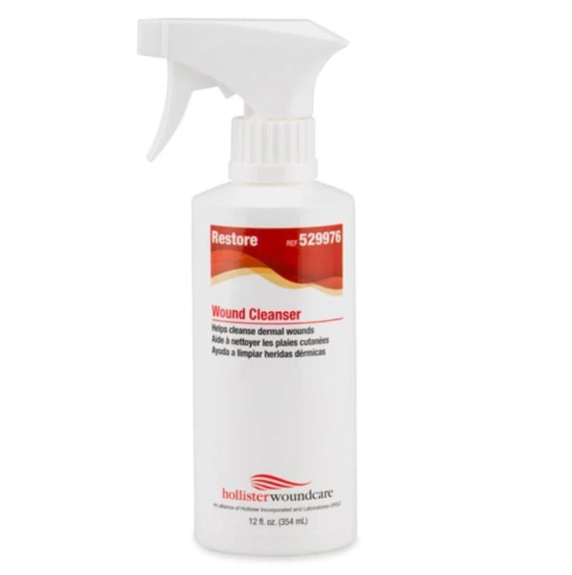 Restore Wound Cleanser Spray, 12 oz, Pluronic F68/2-Phenoxyethanol, Latex-Free, 12 Bottles/Box - Cleanser Wound Restore Spray - Image 1