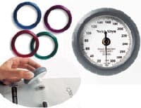 Welch Allyn DuraShock Bronze Series Aneroid Sphygmomanometer, Child Size 9, Black/Gray, Latex-Free, Arm Dial Display - Durashock Sphyg System Child - Image 1