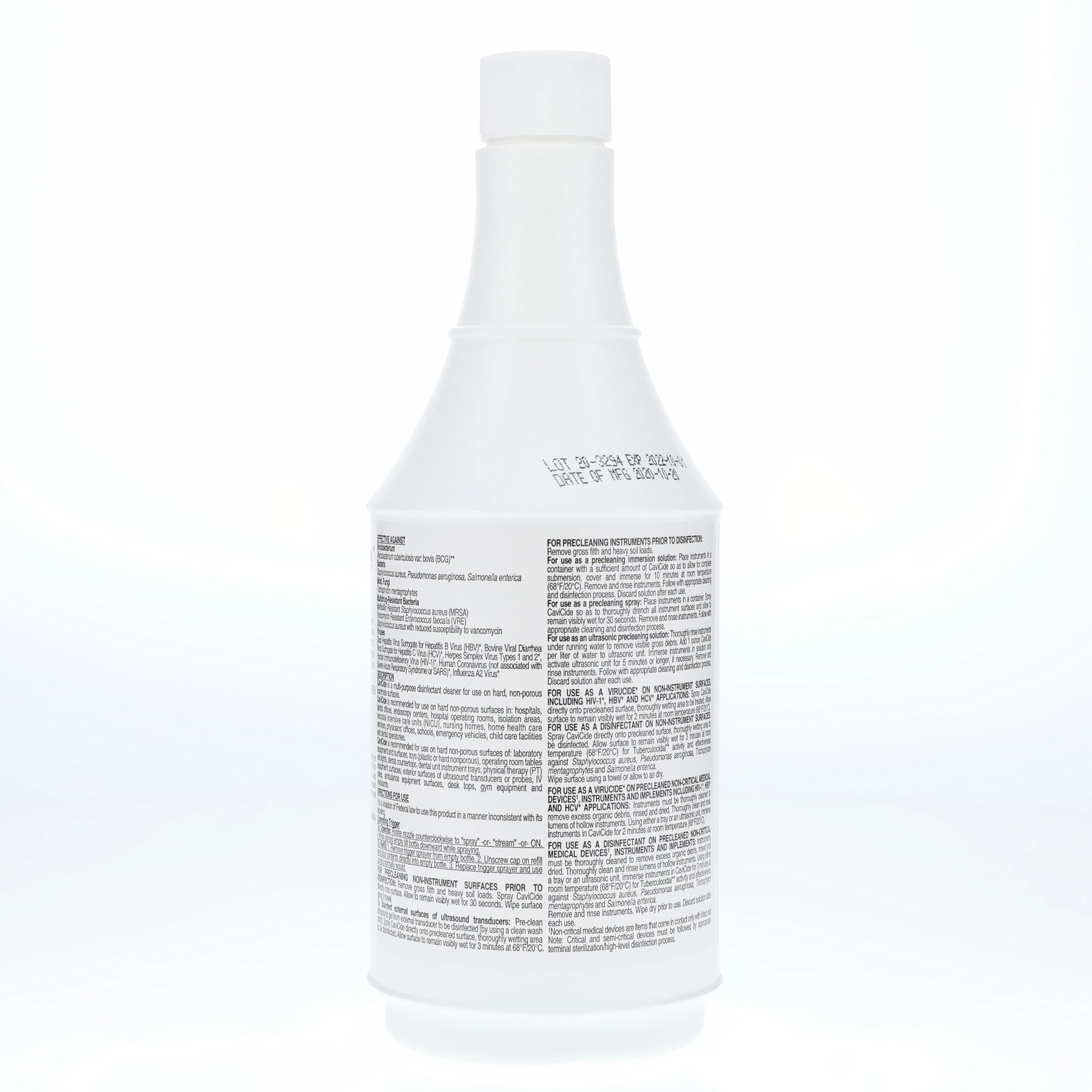 CaviCide Surface Disinfectant Cleaner, 24 oz Spray Bottle, EPA 46781-6 thumbnail 2
