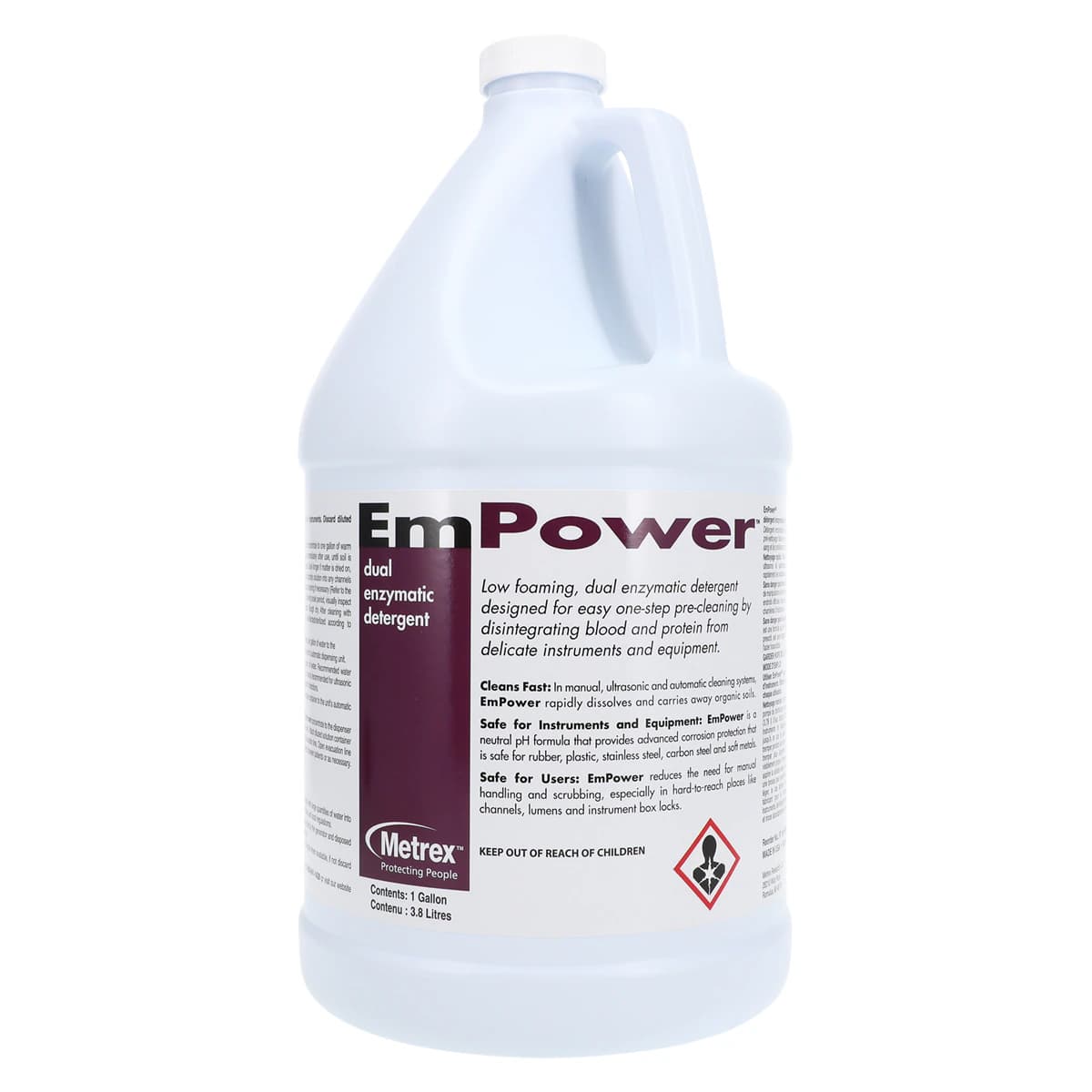EmPower Multi-Enzymatic Detergent, Ocean Breeze, 1 Gallon Bottle (1:128 Concentrate) - EmPower® Multi Enzymatic Detergent Ocean Breeze 1 gallon - Image 1