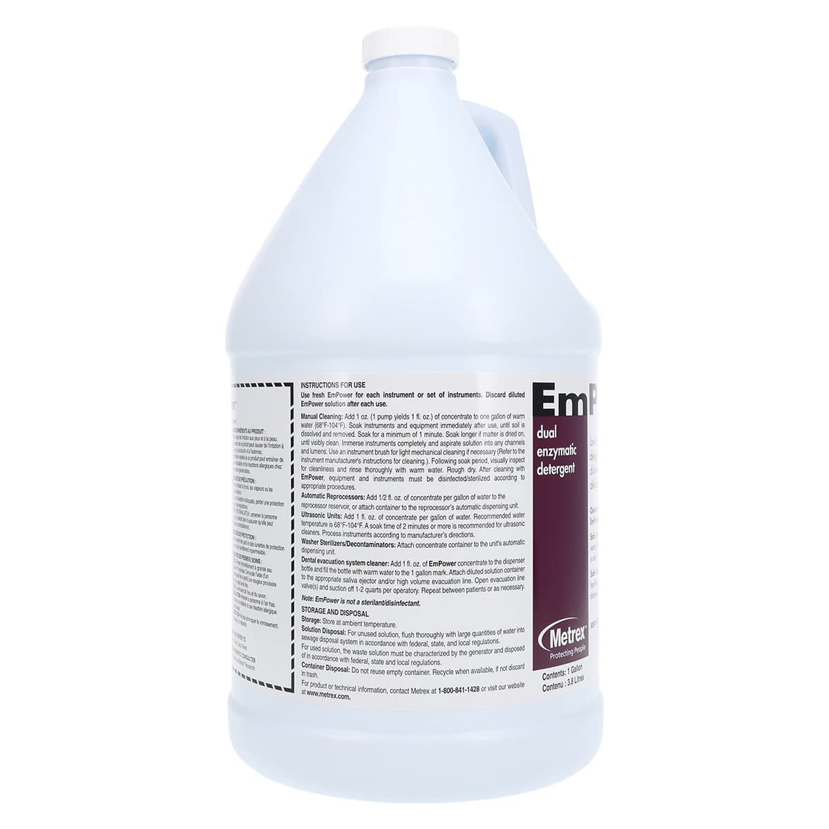EmPower Multi-Enzymatic Detergent, Ocean Breeze, 1 Gallon Bottle (1:128 Concentrate) thumbnail 4