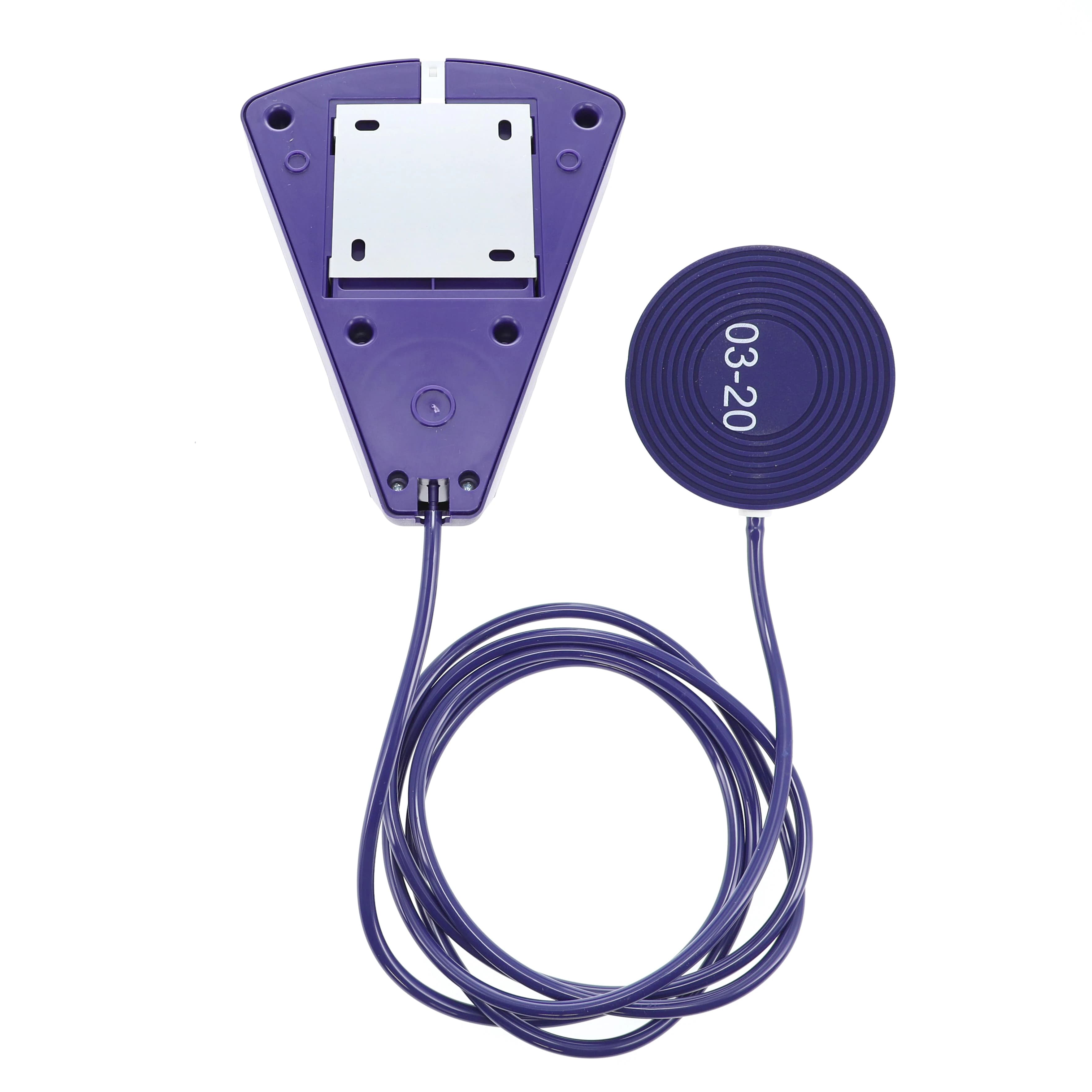 Avagard Wall Bracket with Foot Pump for 9200/9216 Wedge Bottles, Blue Plastic thumbnail 2