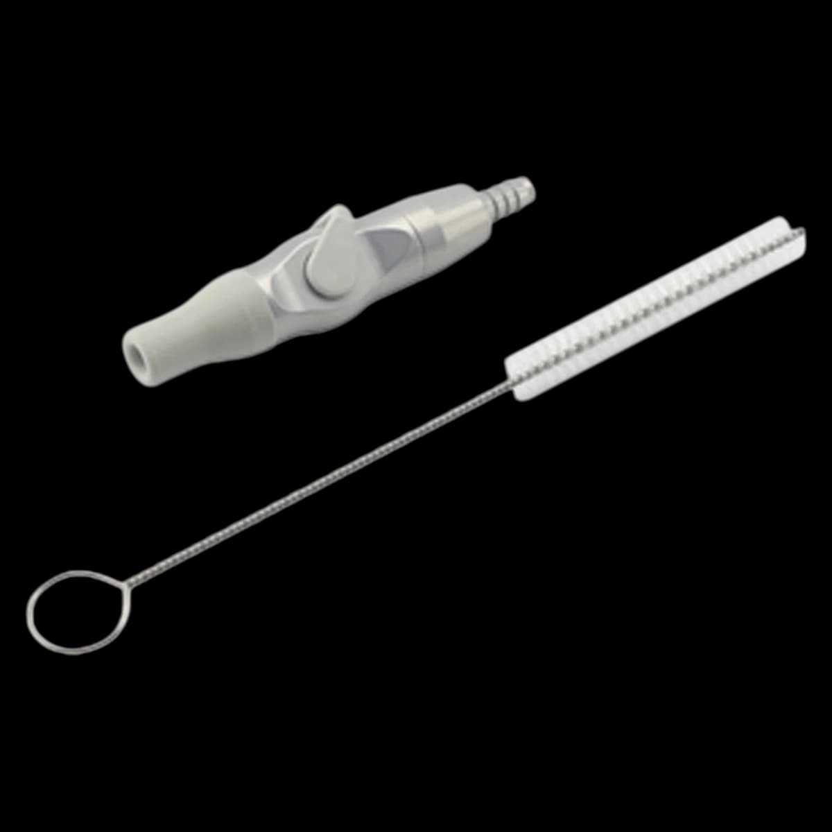 DCI International Economy Autoclavable Saliva Ejector with Quick Disconnect, Anodized Aluminum, Plastic Lever, 1/Pack, 5660 - Economy Autoclavable Saliva Ejector w/Quick Disconnect, 1/Pk, 5660 - Image 1