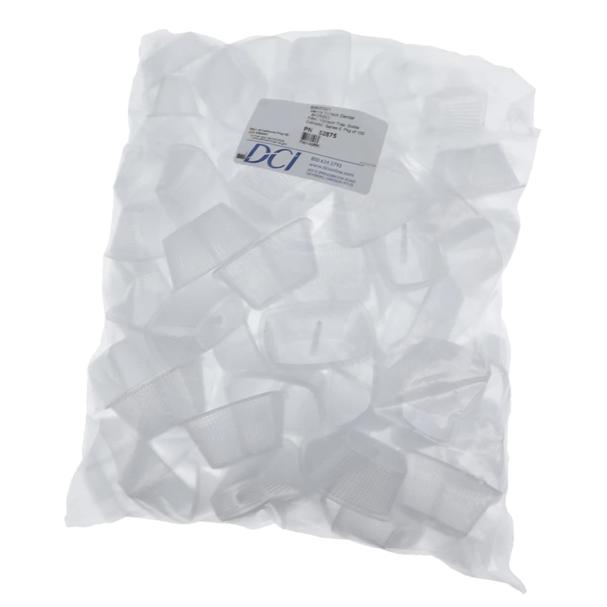 DCI International Series 5 Filter Vacuum Trap Solids Collector, 100/Pk, 52875 - Filter Vacuum Trap Solids Collector Series 5 100/Pk, 52875 - Image 1