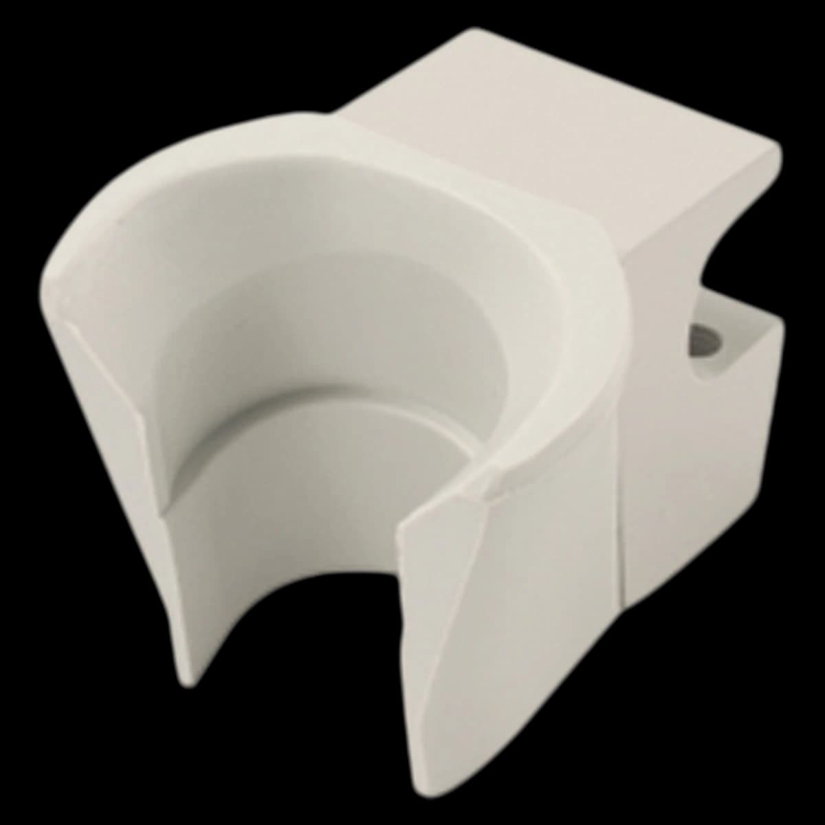 DCI Gray Vacuum Holder Assembly HVE, 1/2" Bar-Mount, Model 5970 - Gray Vacuum Holder Assembly - Image 1