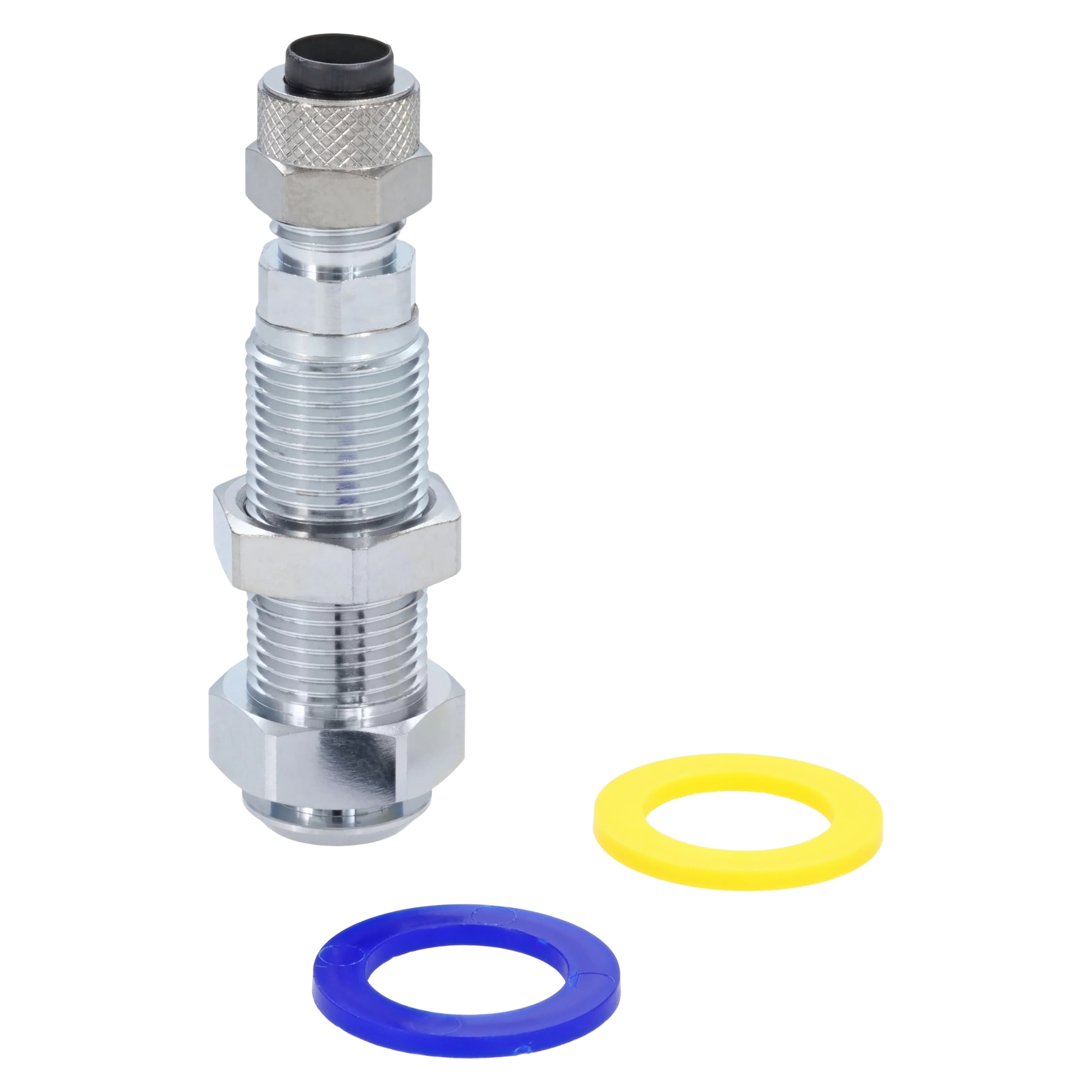 DCI International Quick Disconnect 1/4" Female Panel Mount with Shut-Off, Poly, 0011 - DCI - Quick Disconnect 1/4" with Shutoff-Female, 0011 - Image 1