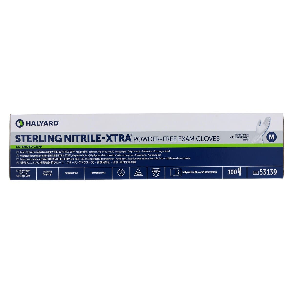 Sterling EC PF Nitrile Glove, Powder Free, Non-Sterile, Medium, Gray, Chemo Approved thumbnail 5