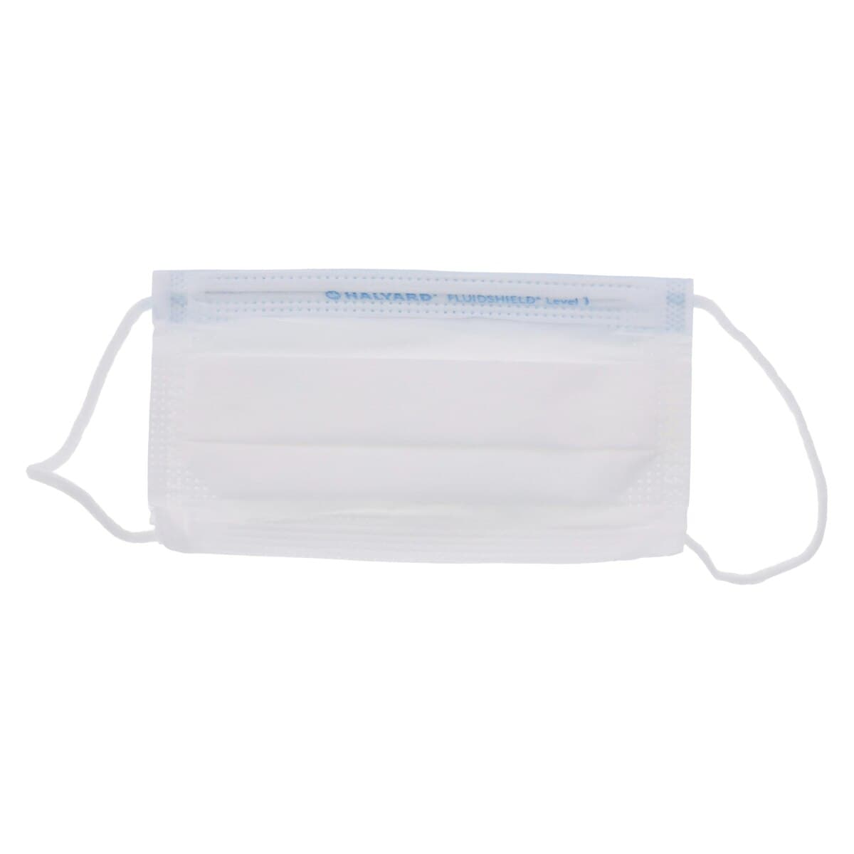 FLUIDSHIELD Procedure Face Mask, ASTM Level 1, Ear Loop, White, 50/Box thumbnail 5
