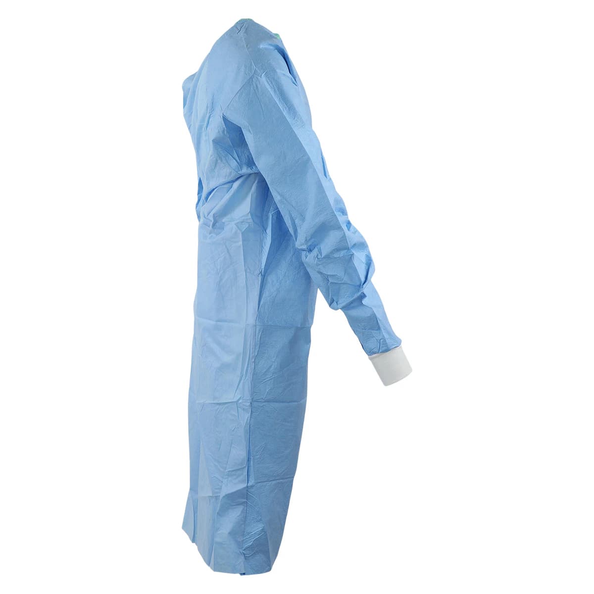 Halyard Aero Surgical Gown, AAMI Level 3, Breathable, Sterile, Standard/Small/Medium, Blue, Hook & Loop Neck, Raglan Sleeves, with Towel, Each thumbnail 2