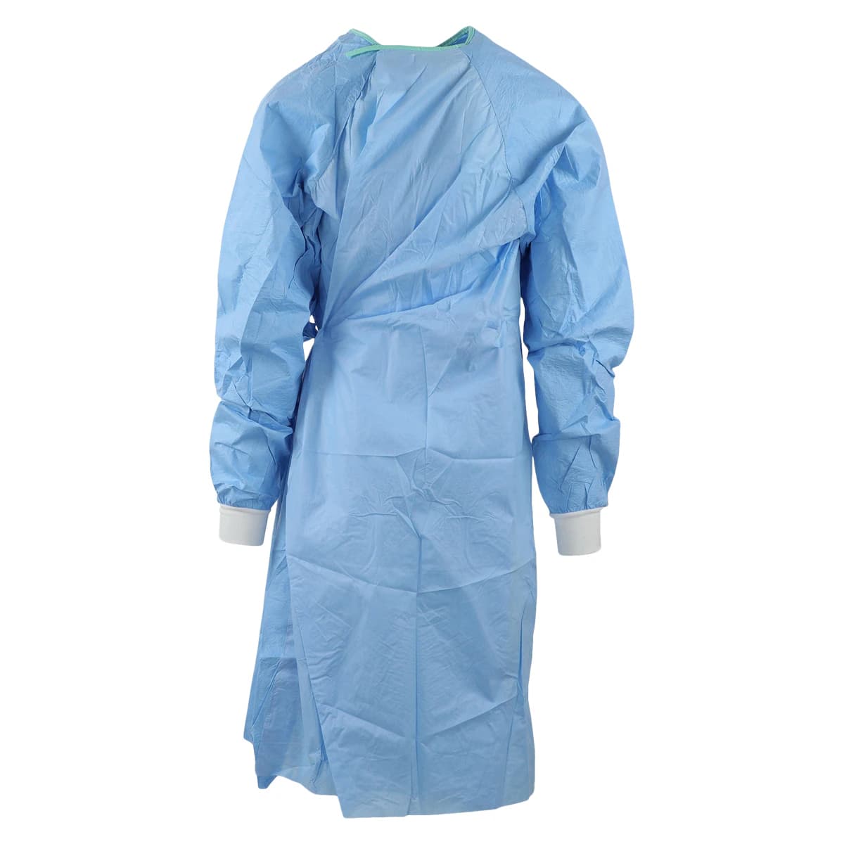 Halyard Aero Disposable Surgical Gown, AAMI Level 3, 3X-Large, Blue, Breathable, Full Back, Hook & Loop Neck, Knit Cuff, Long Raglan Sleeves, Each thumbnail 4